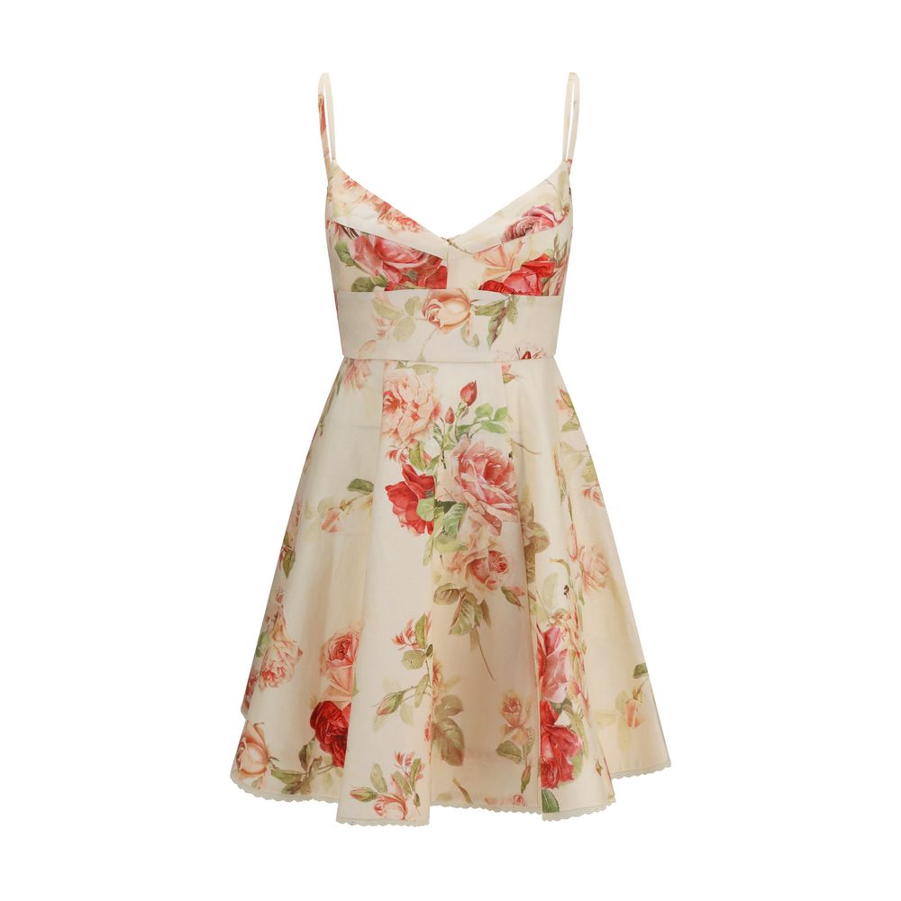 Zimmermann Beige Linen Casual Women's Dress