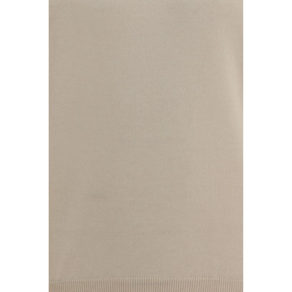 Brunello Cucinelli Beige Cashmere Men's Turtleneck