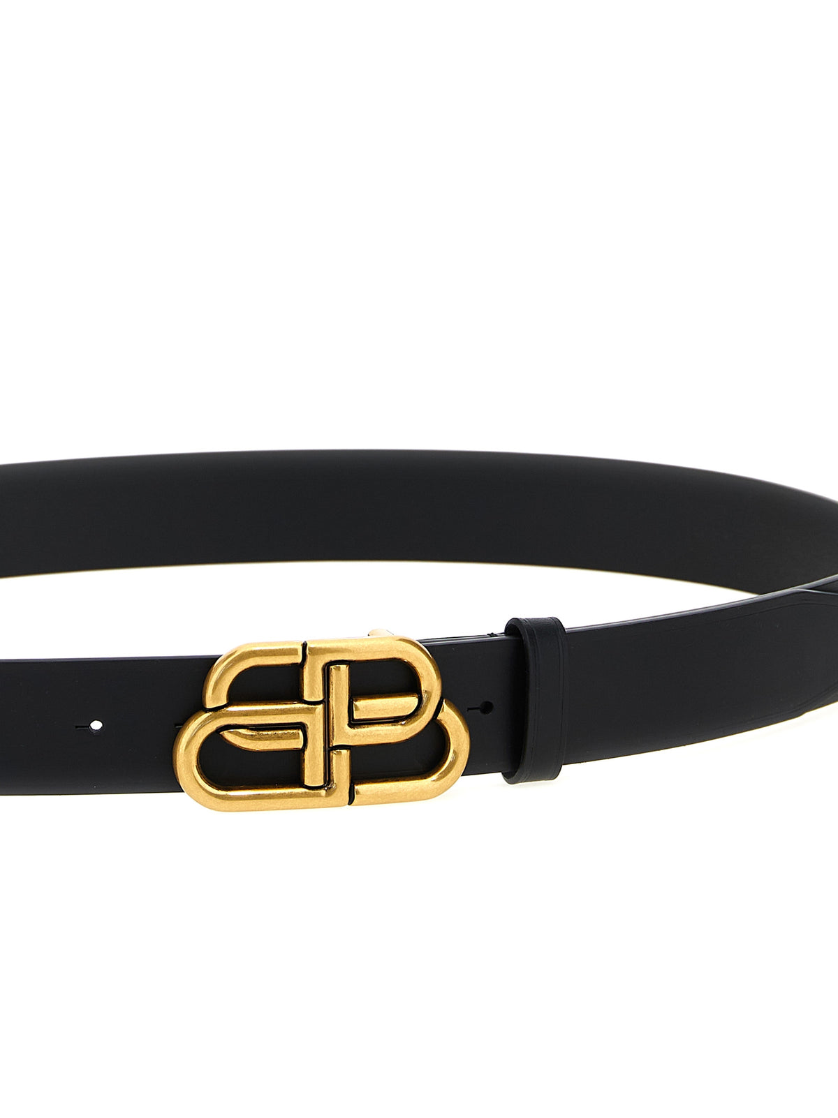 Balenciaga Black Calfskin Regular Men's Belt