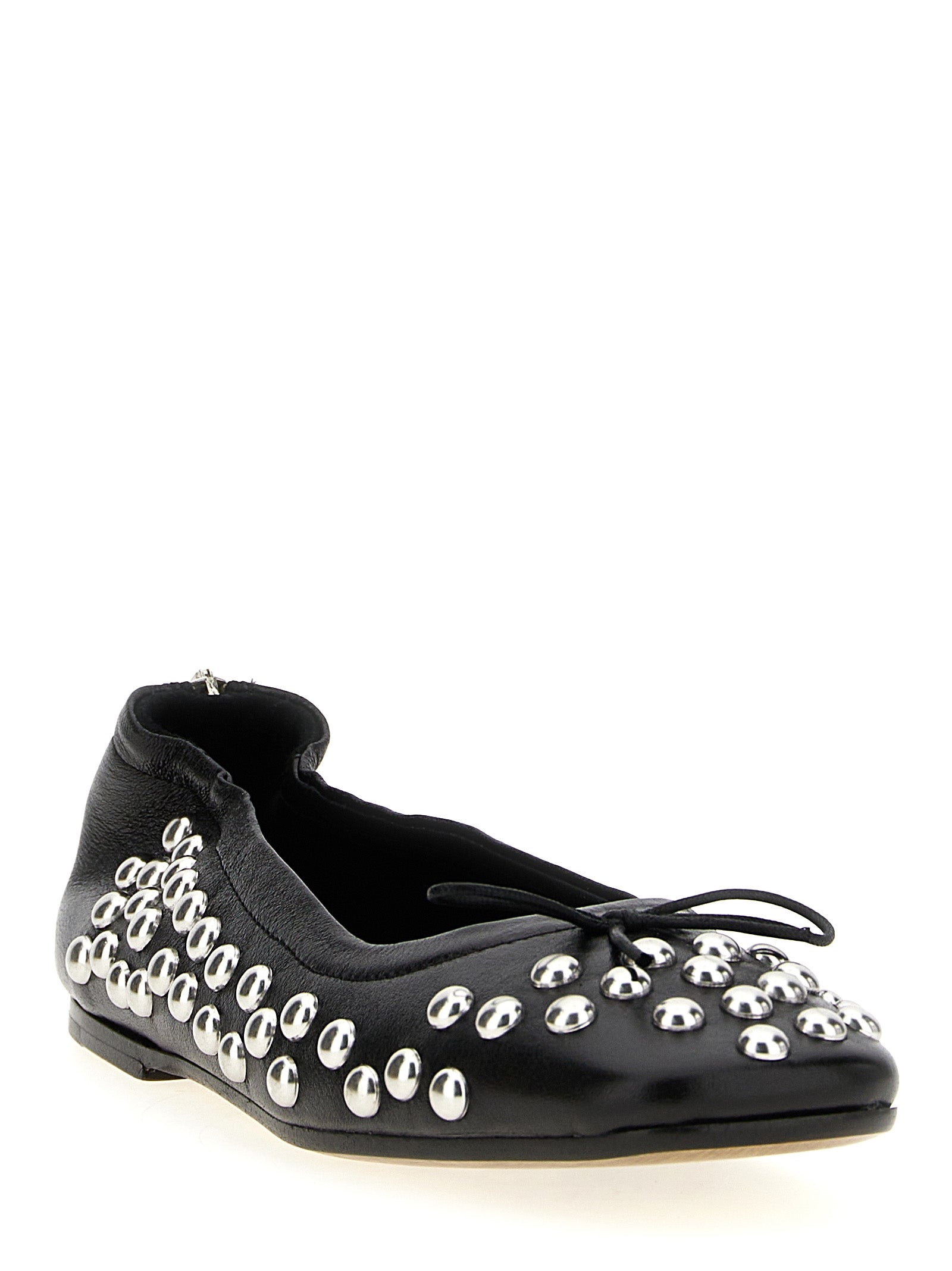 Golden Goose Black Lamb Leather Ballet Women's Flats