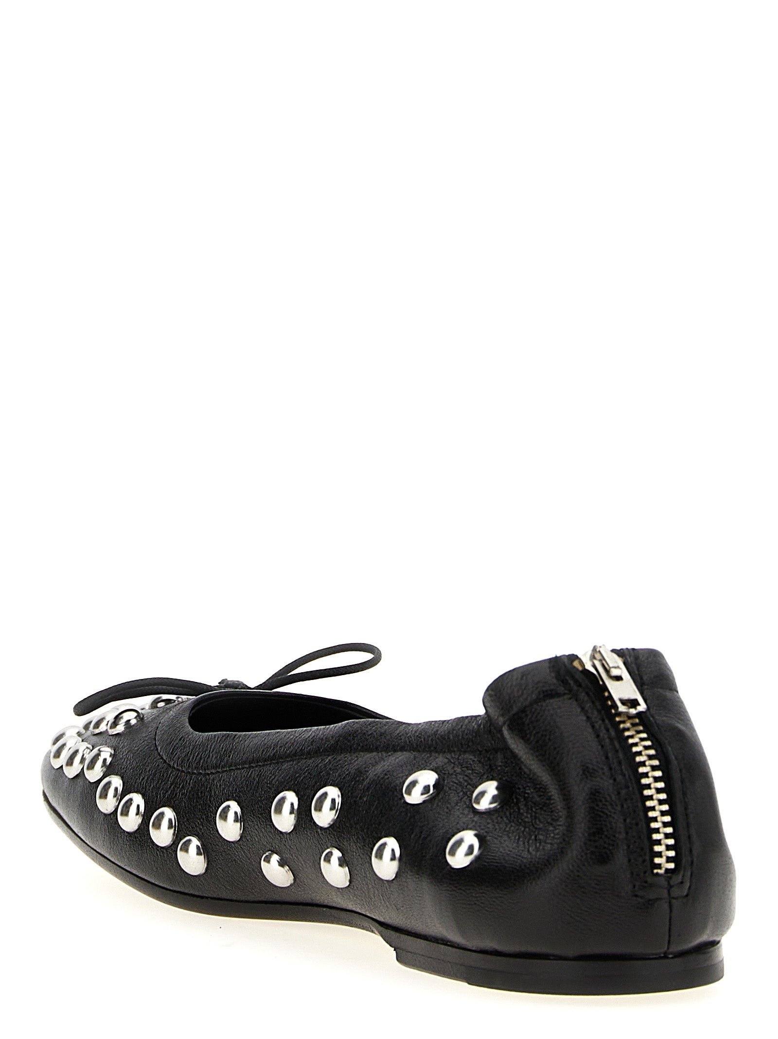 Golden Goose Black Lamb Leather Ballet Women's Flats