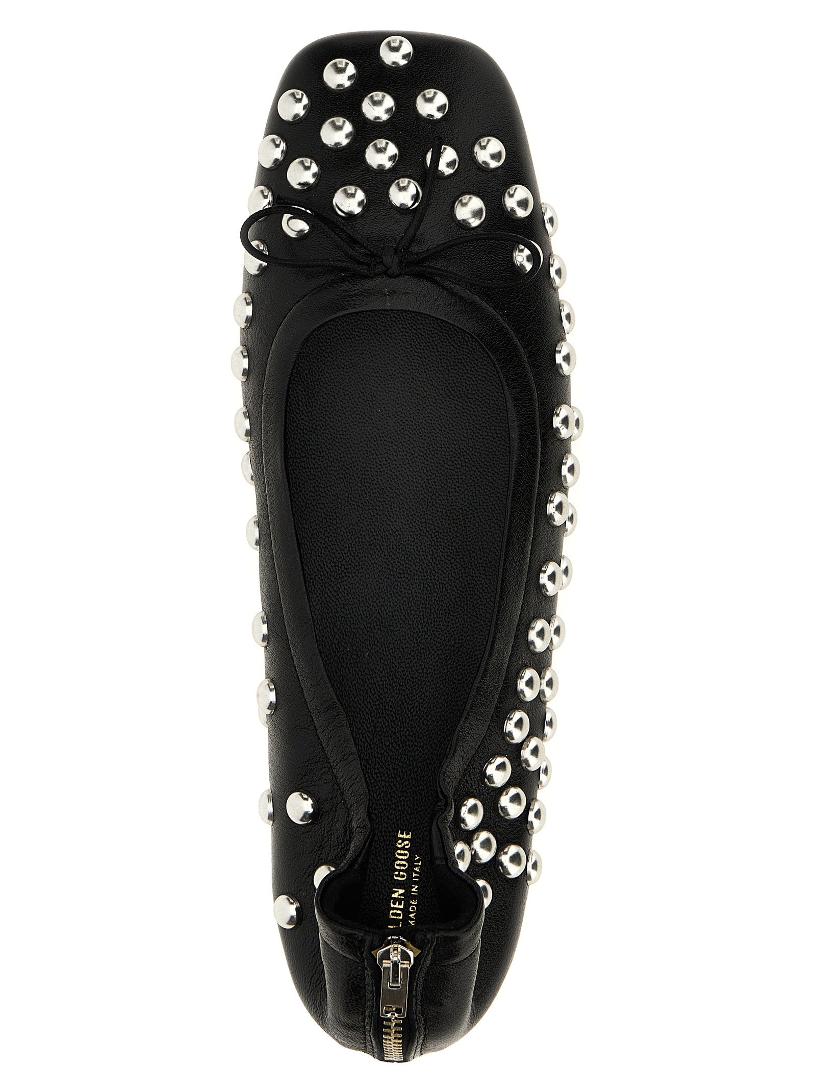 Golden Goose Black Lamb Leather Ballet Women's Flats