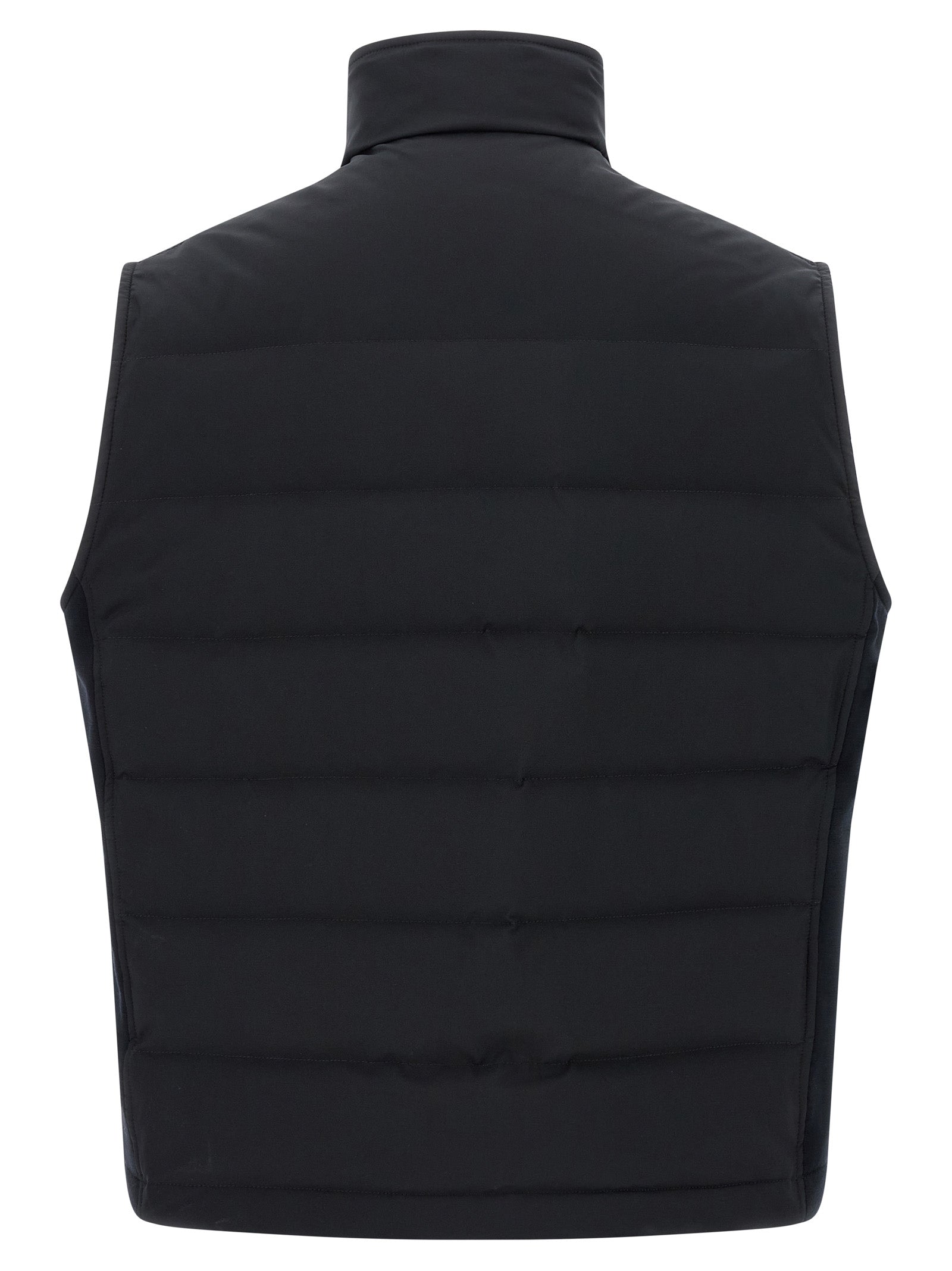 Brioni Blue Polyester Sleeveless Men's Jacket