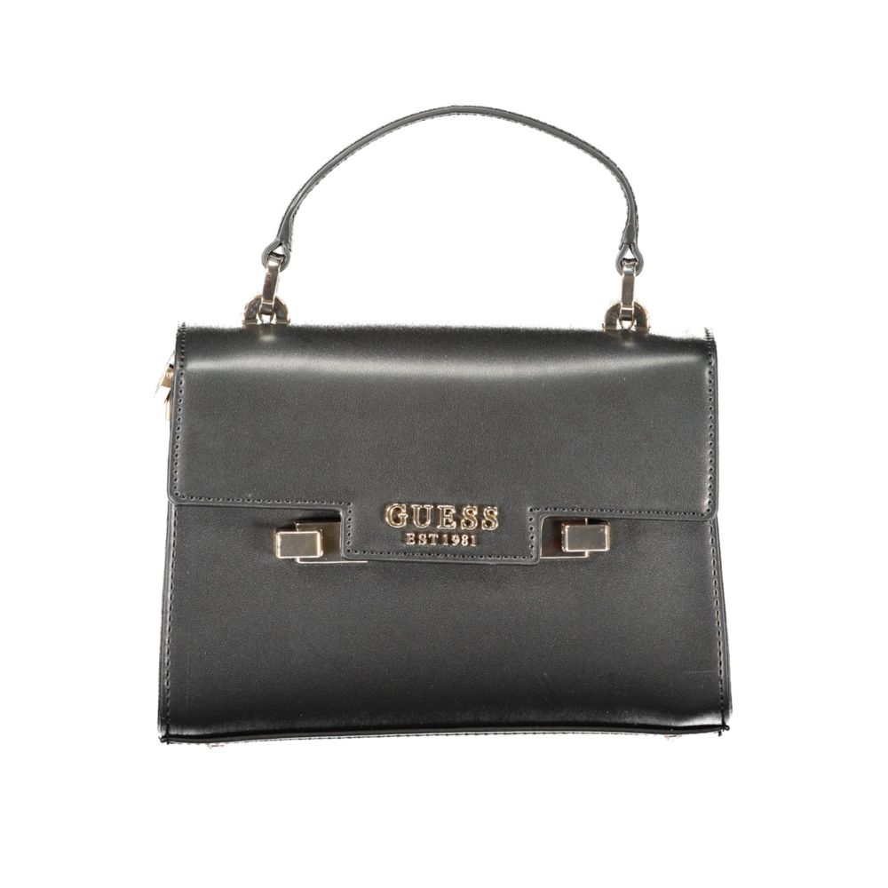 Guess Jeans Black Polyethylene Women Women's Handbag