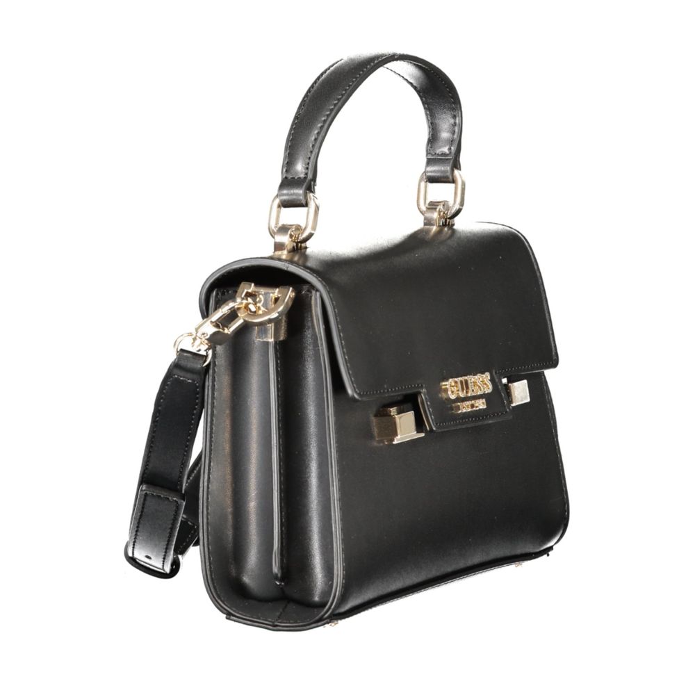 Guess Jeans Black Polyethylene Women Women's Handbag