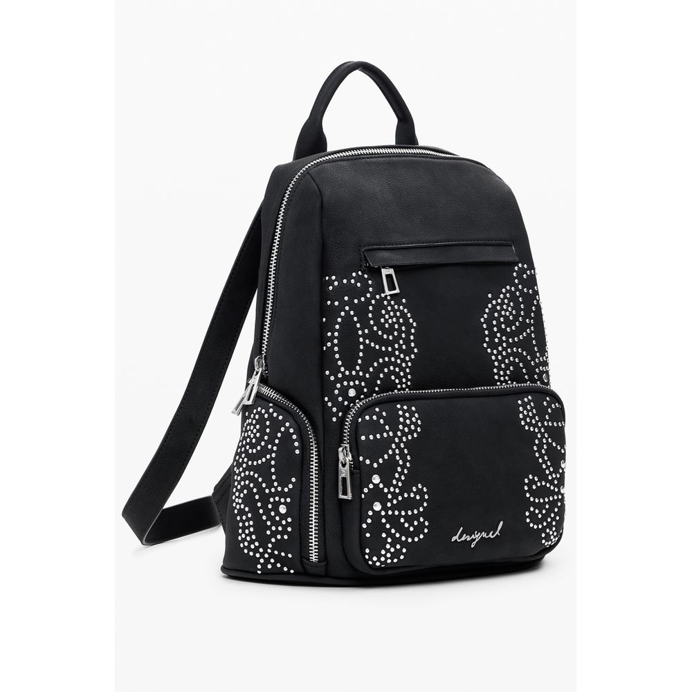 Desigual Black Polyurethane Women's Women's Backpack