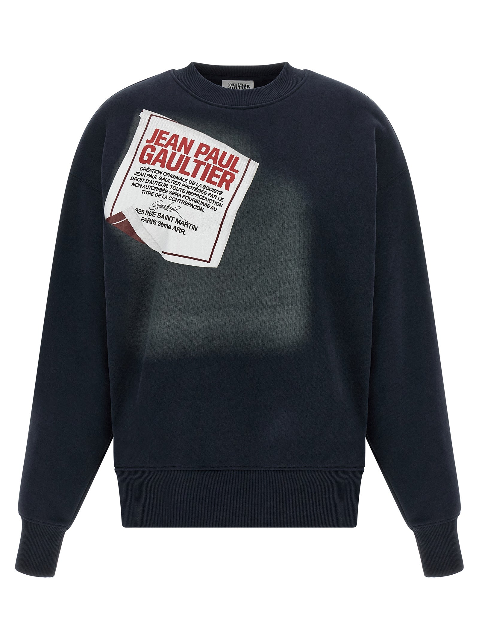 Jean Paul Gaultier Blue Cotton Women's Sweatshirt
