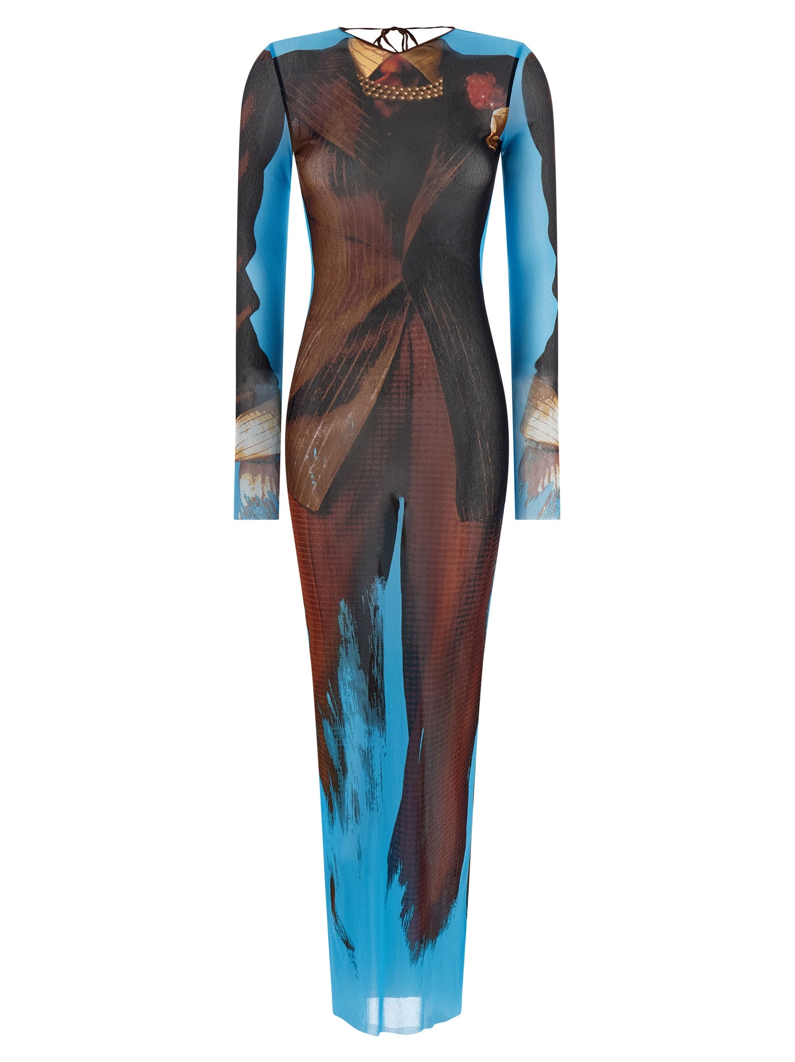 Jean Paul Gaultier Multicolor Polyamide Long Women's Dress