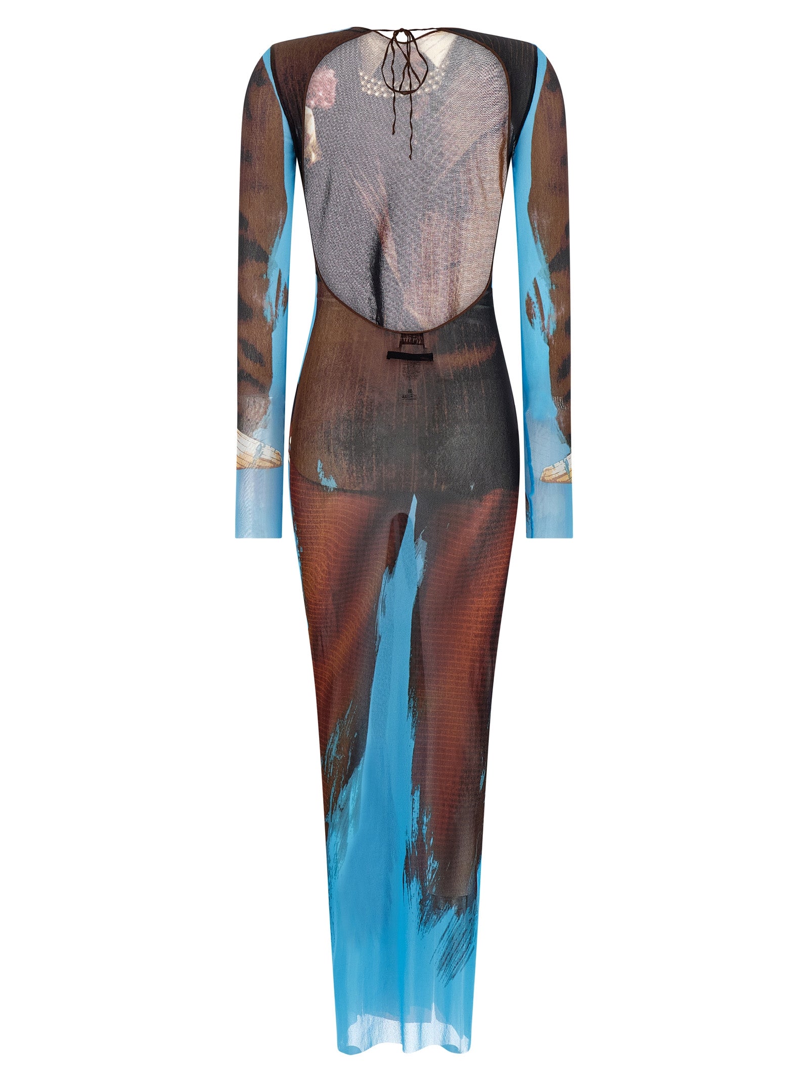 Jean Paul Gaultier Multicolor Polyamide Long Women's Dress