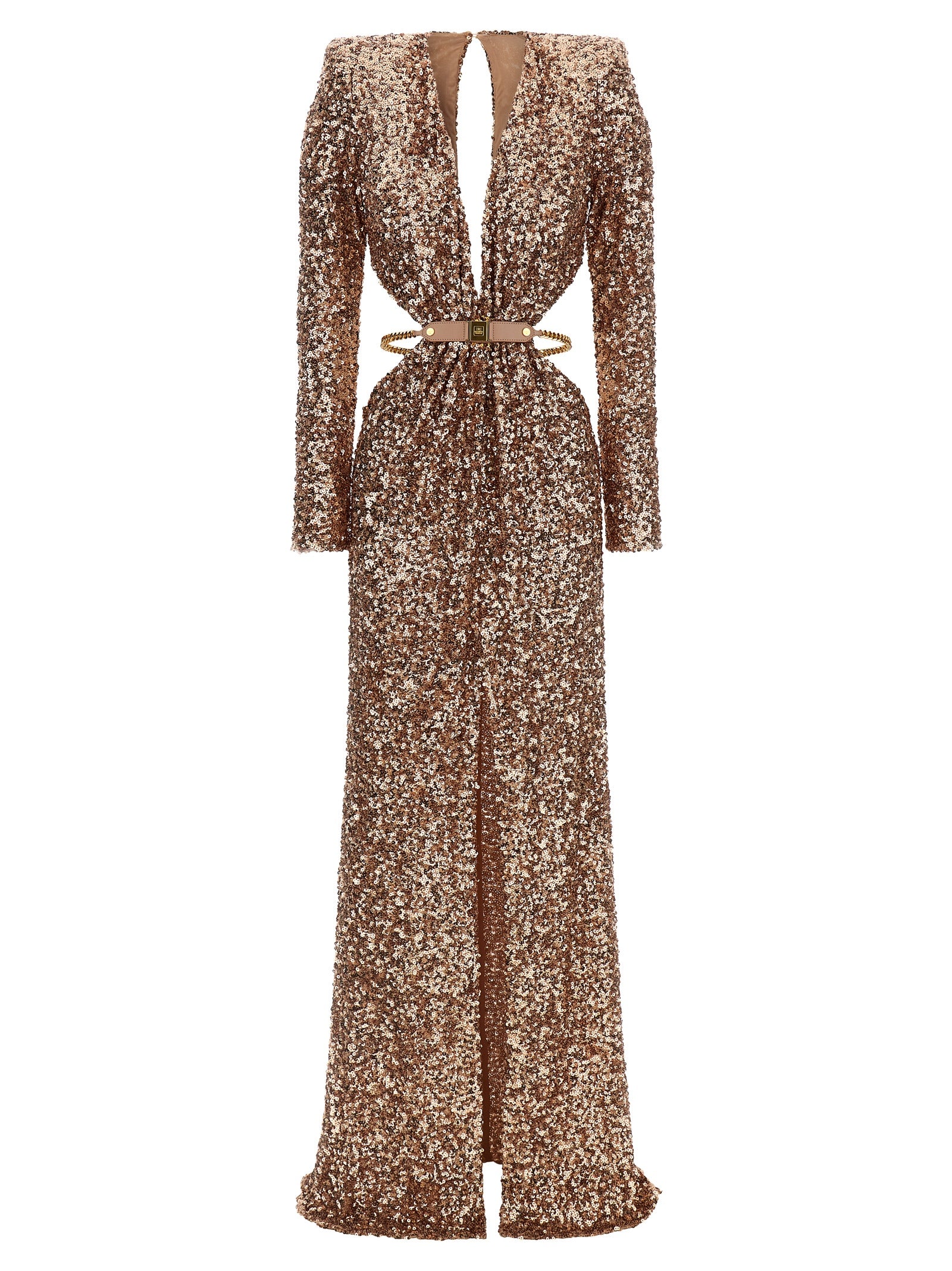 Elisabetta Franchi Multicolor Polyester Long Women's Dress
