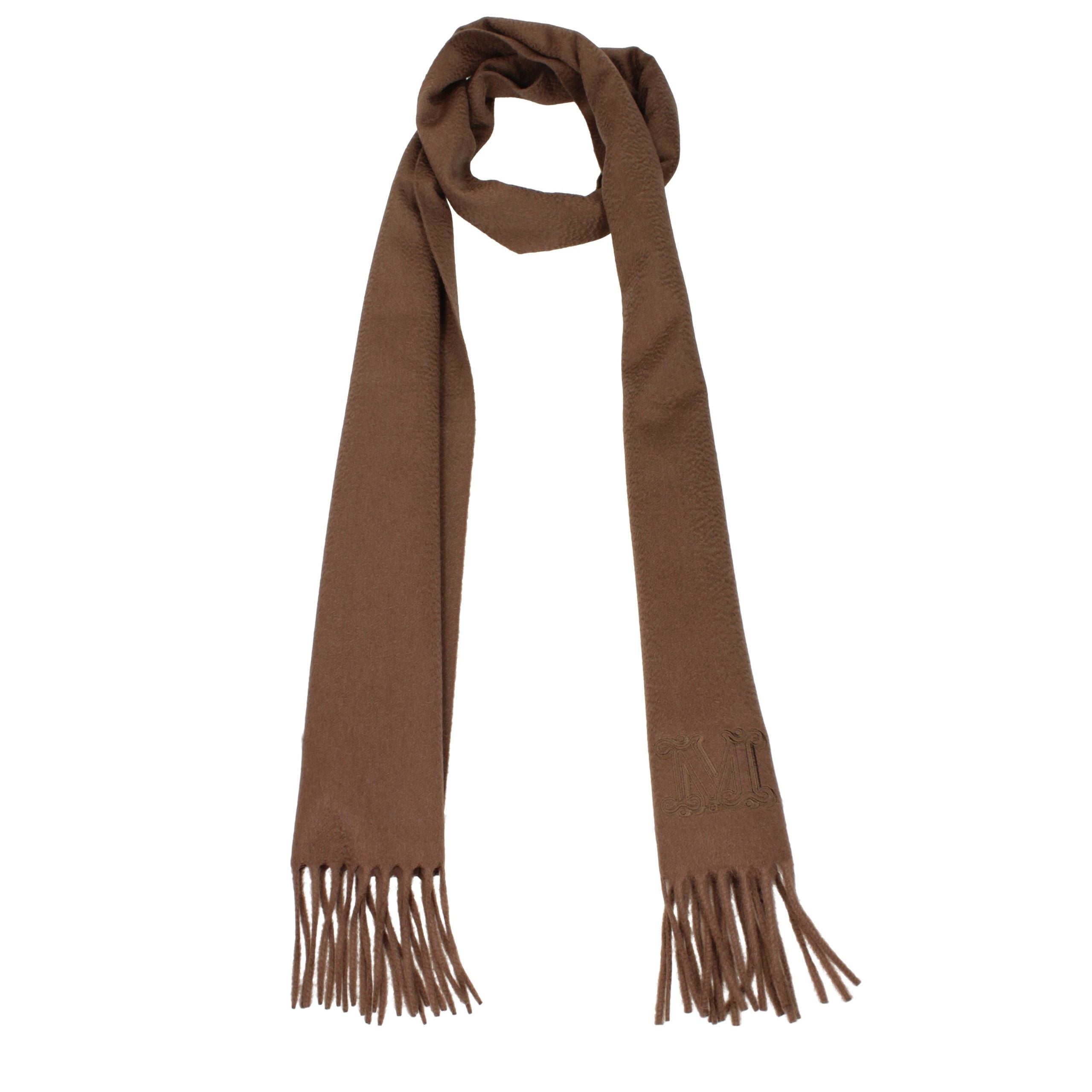 Max Mara Brown Cashmere Women's Scarf