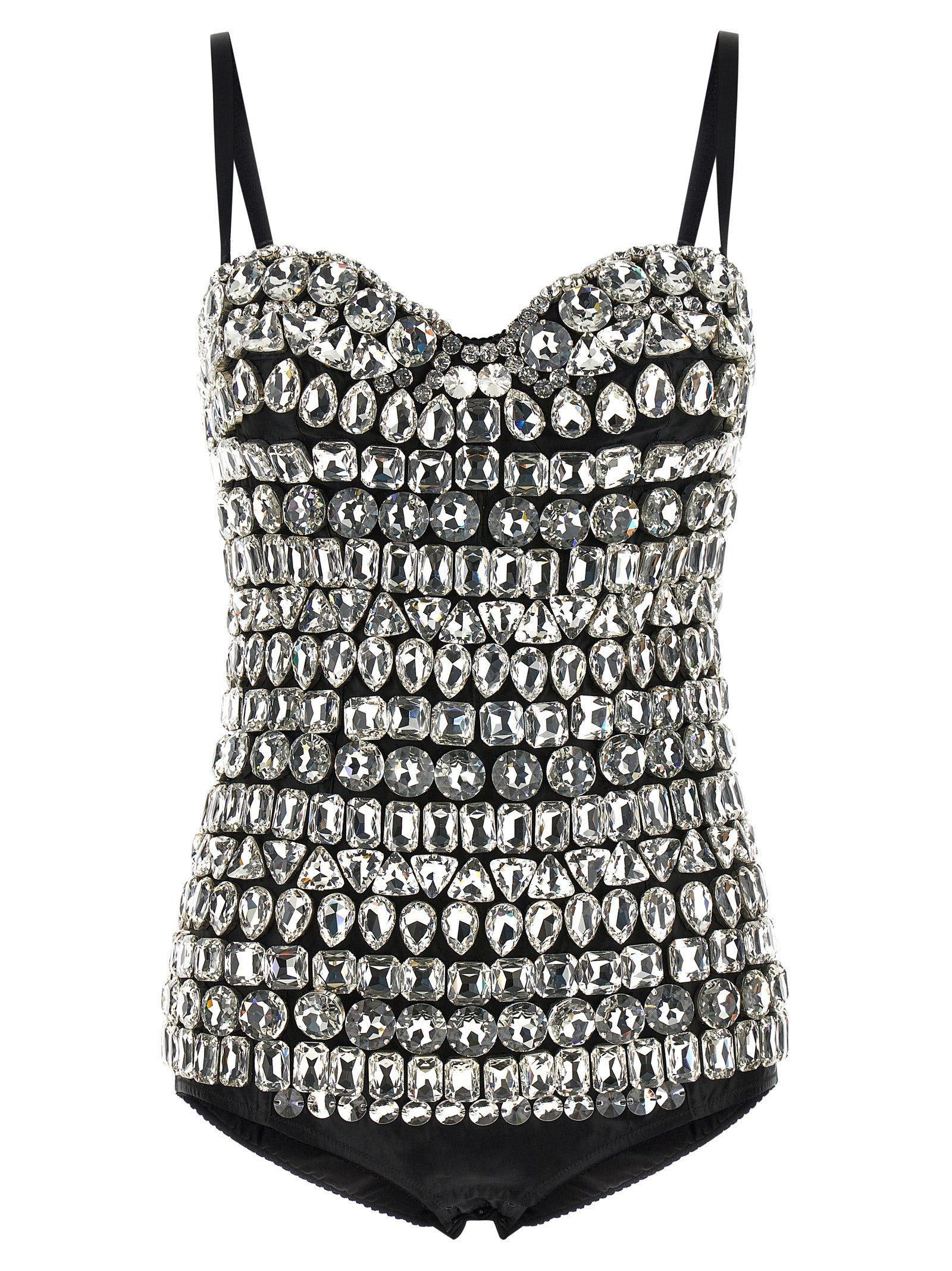 Dolce & Gabbana Silver Polyamide Women's Bodysuit