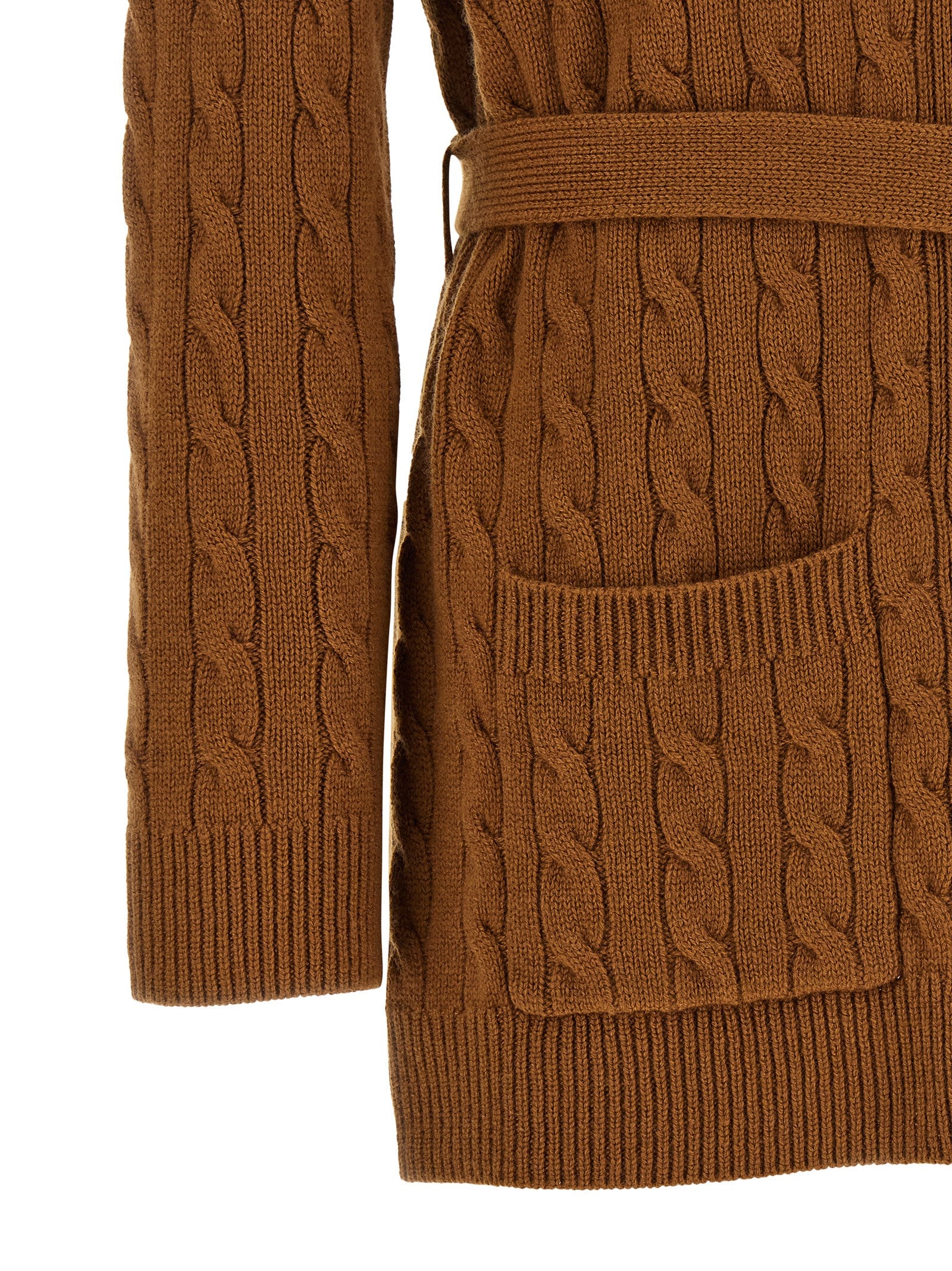 Valentino Garavani Brown Cashmere Women's Cardigan
