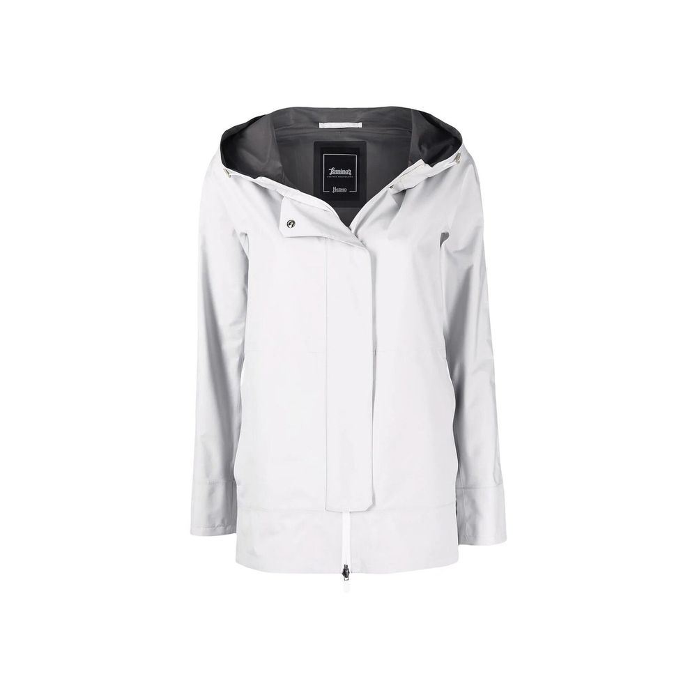 Herno Gray Polyester Shell Women's Jacket