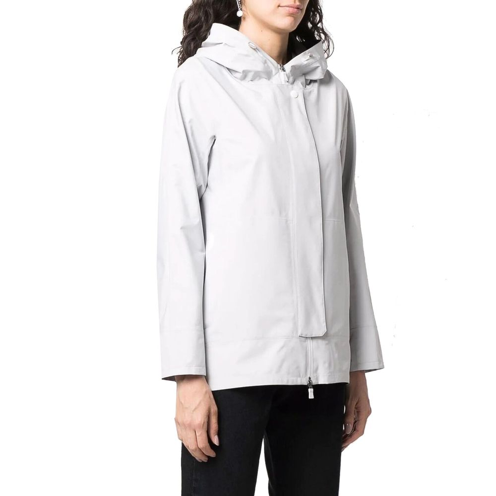 Herno Gray Polyester Shell Women's Jacket