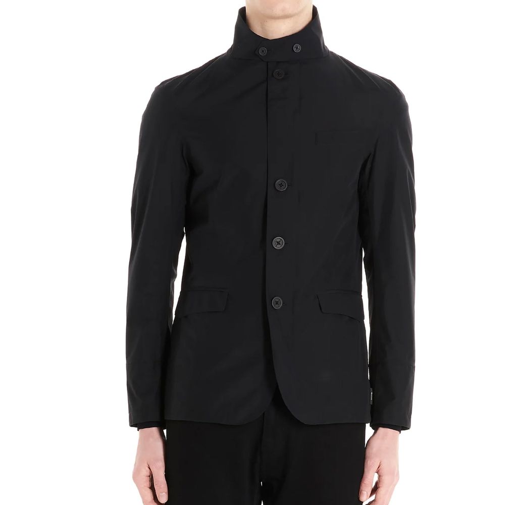 Herno Black Polyester Men's Jacket