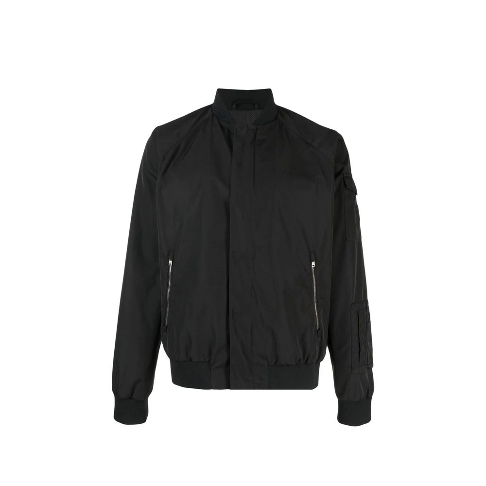 Herno Black Polyester Men's Bomber