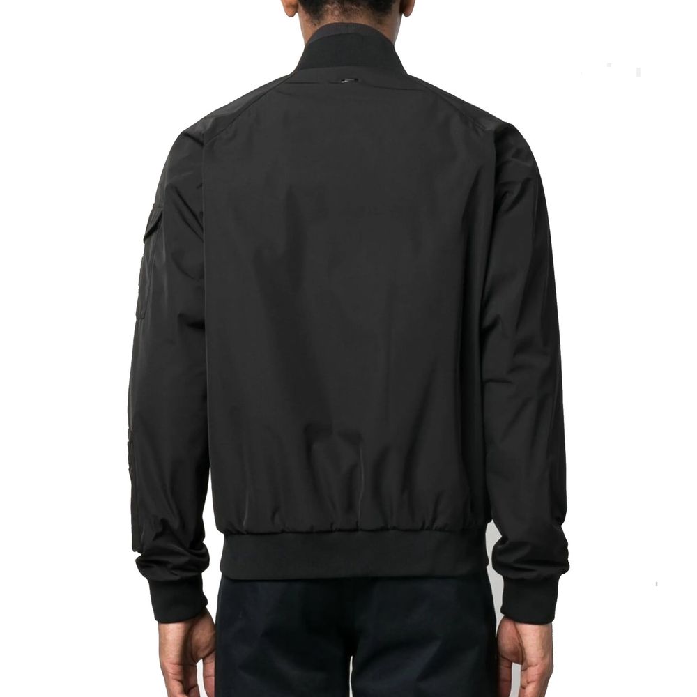 Herno Black Polyester Men's Bomber