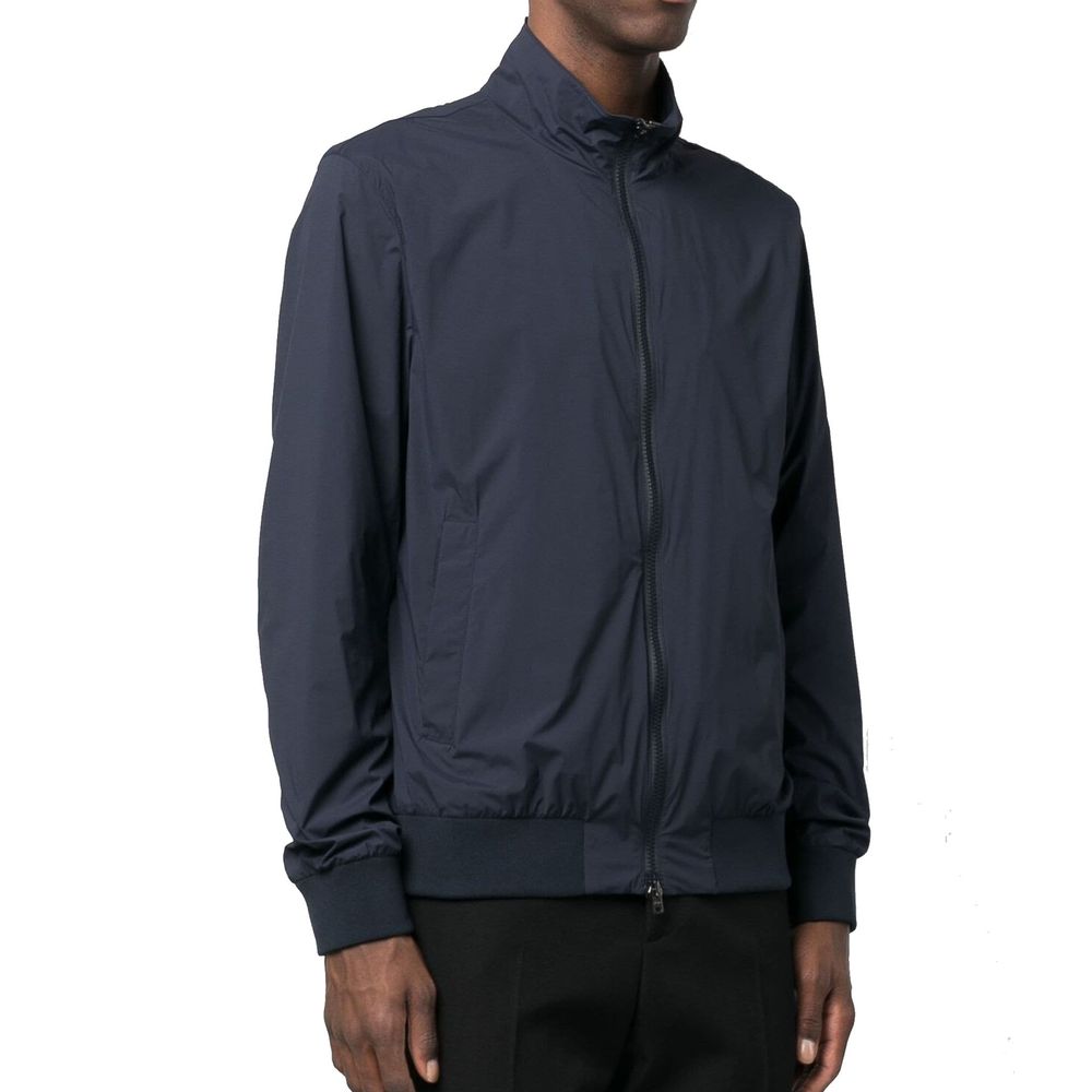 Herno Blue Polyester Men's Bomber