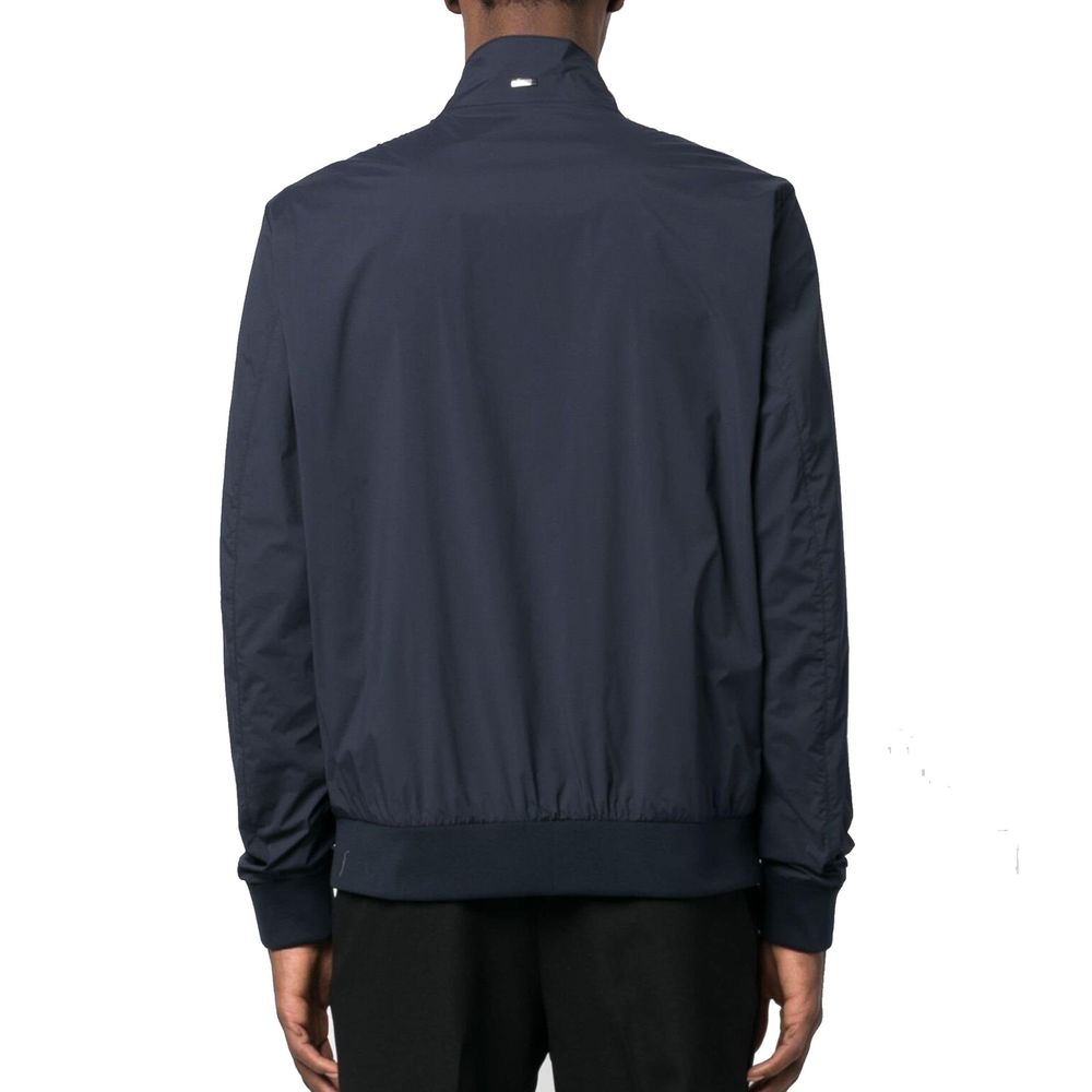 Herno Blue Polyester Men's Bomber
