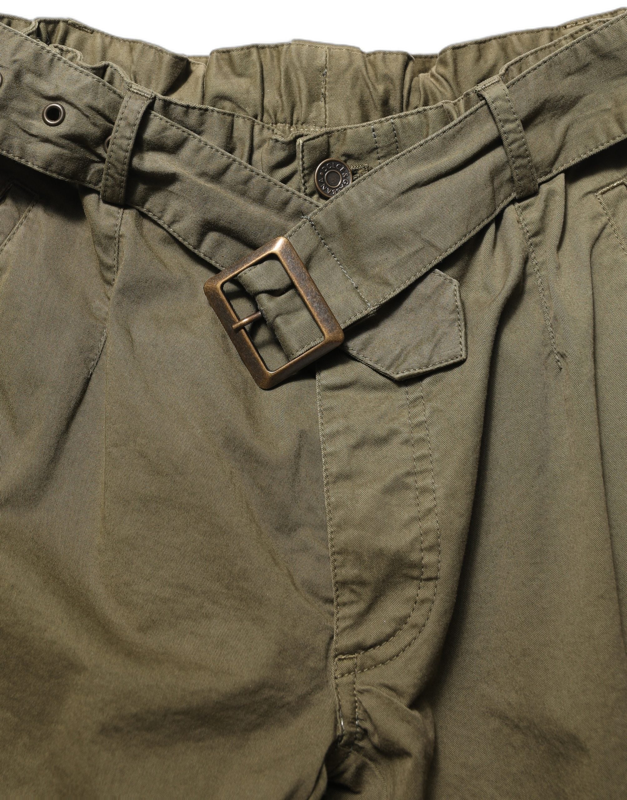 Dolce & Gabbana Olive Green High Waist Cargo Trouser Women's Pants