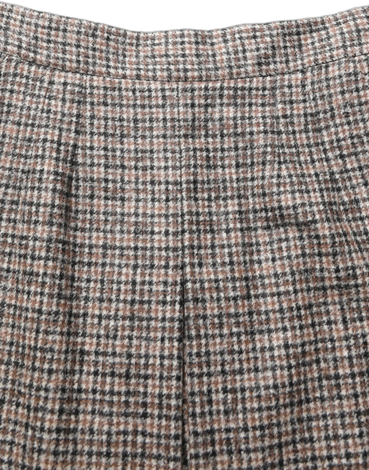 Dolce & Gabbana Brown Tweed High Waist A-line Mini Women's Skirt