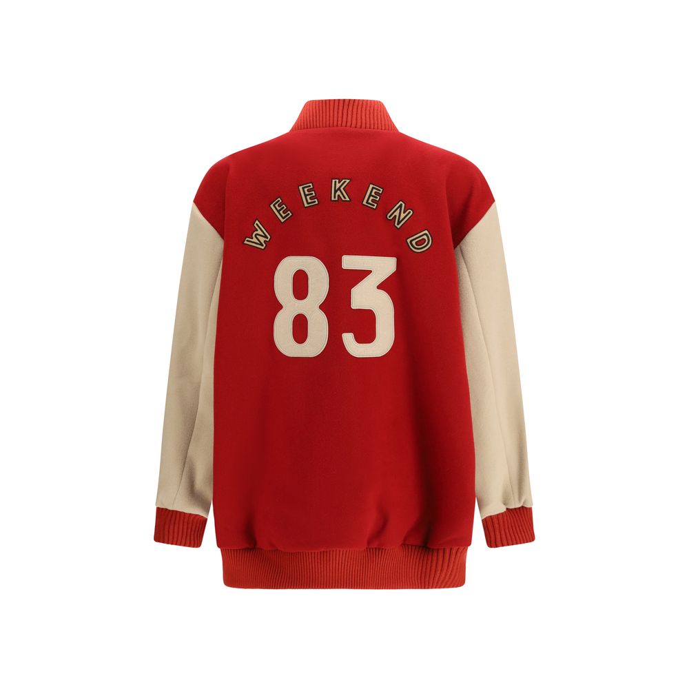 Max Mara Multicolor Wool Oves Aries Women's Bomber