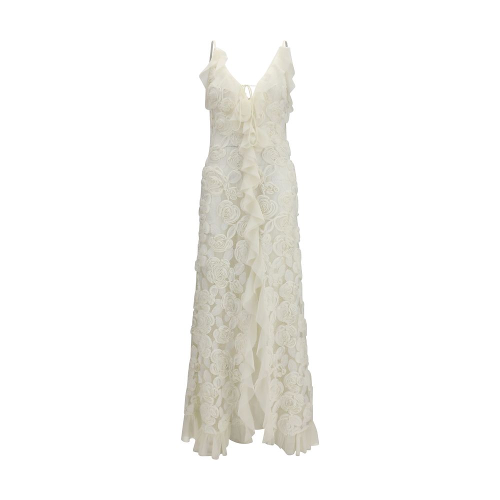 Nissa Beige Polyester Cocktail Women's Dress