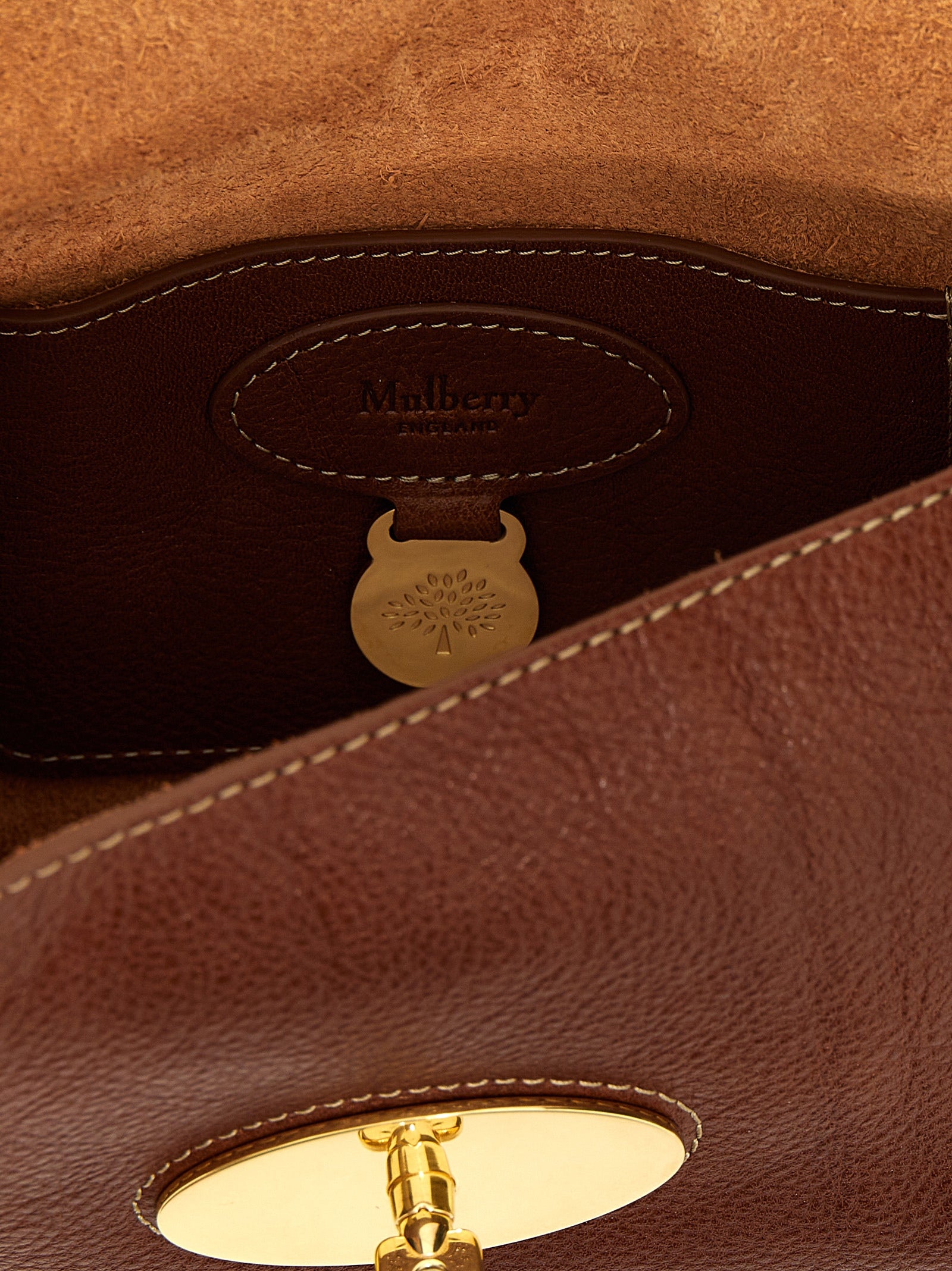 Mulberry Brown Bovine Leather Crossbody Women's Bag