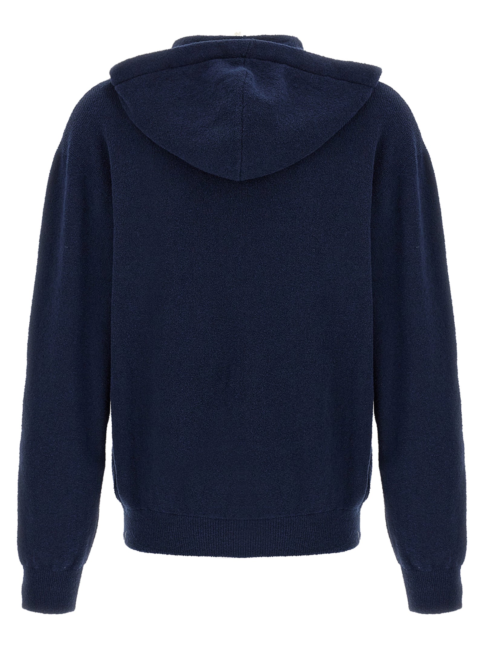 Roberto Collina Blue Cotton Men's Sweatshirt