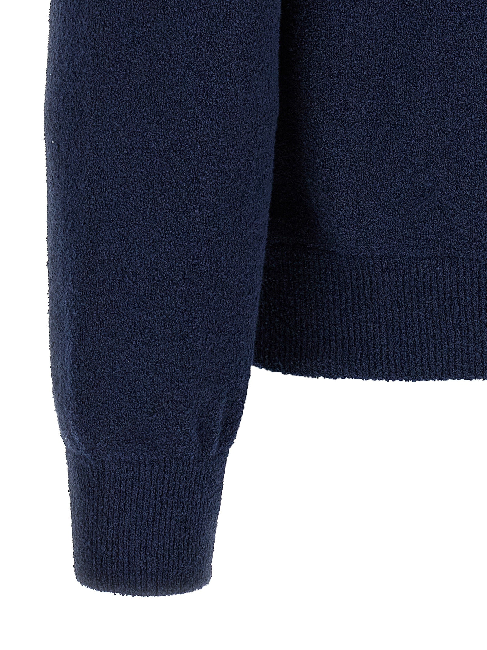 Roberto Collina Blue Cotton Men's Sweatshirt