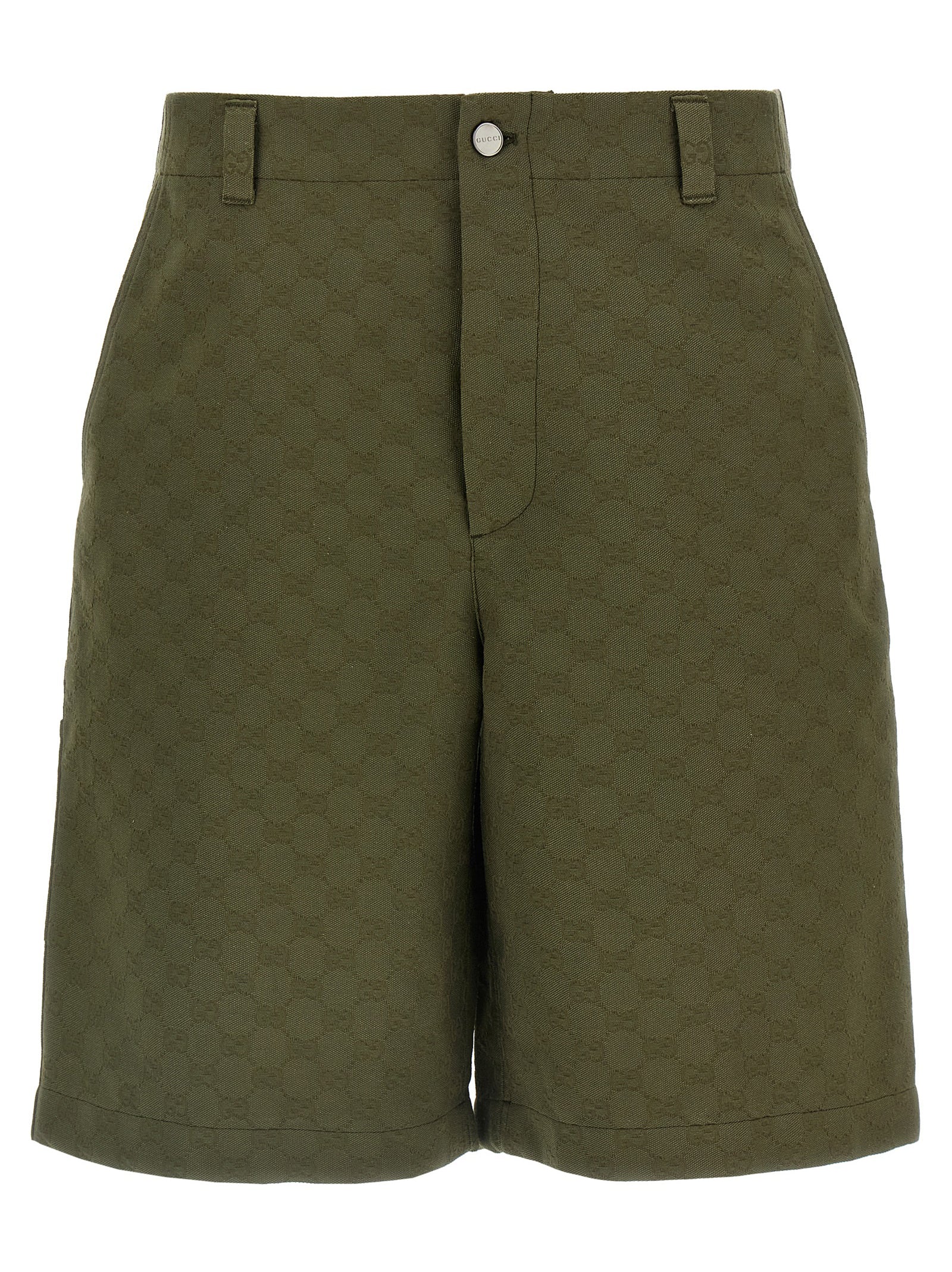 Gucci Bicolor Cotton Bermuda Men's Shorts