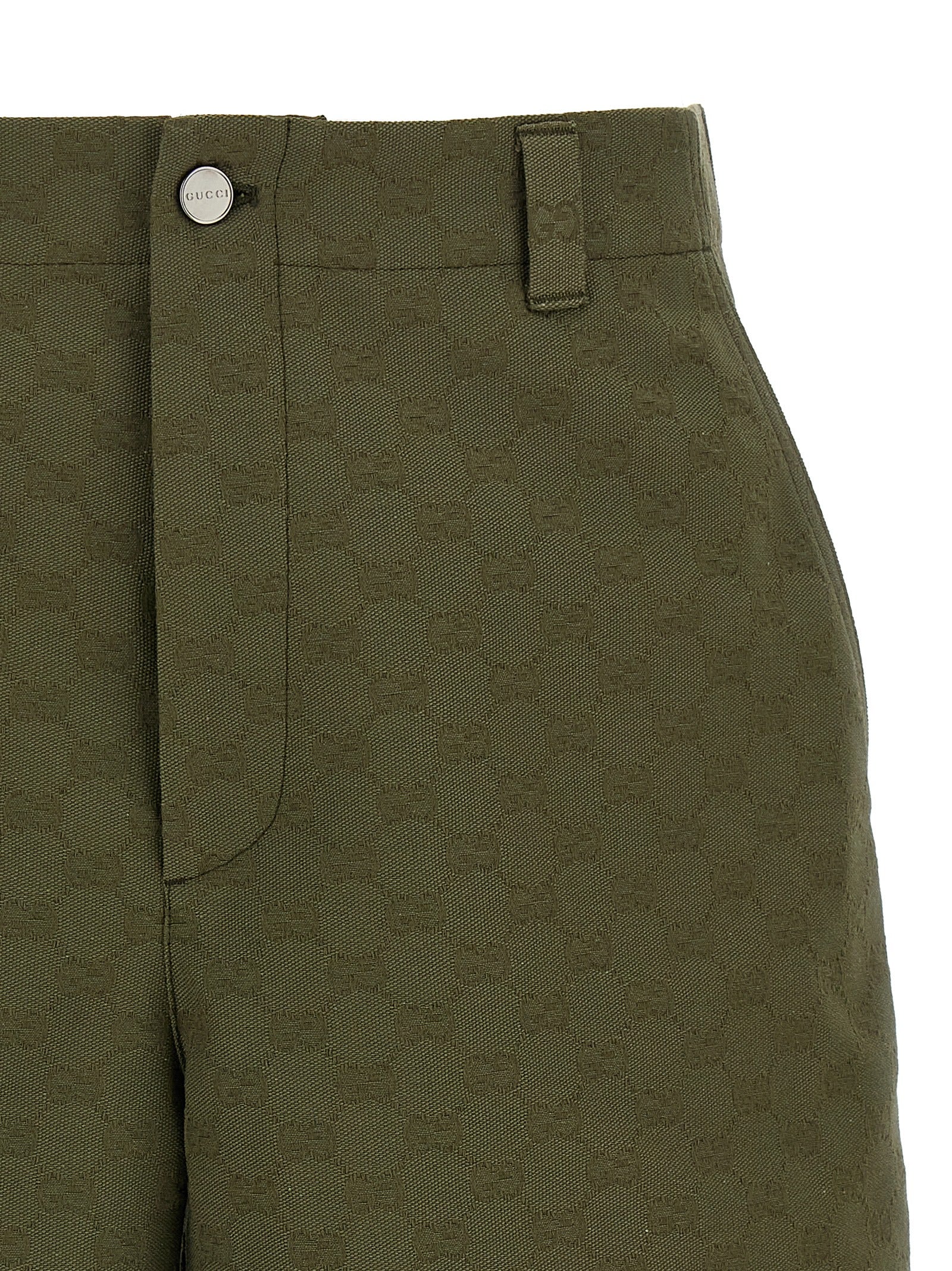 Gucci Bicolor Cotton Bermuda Men's Shorts