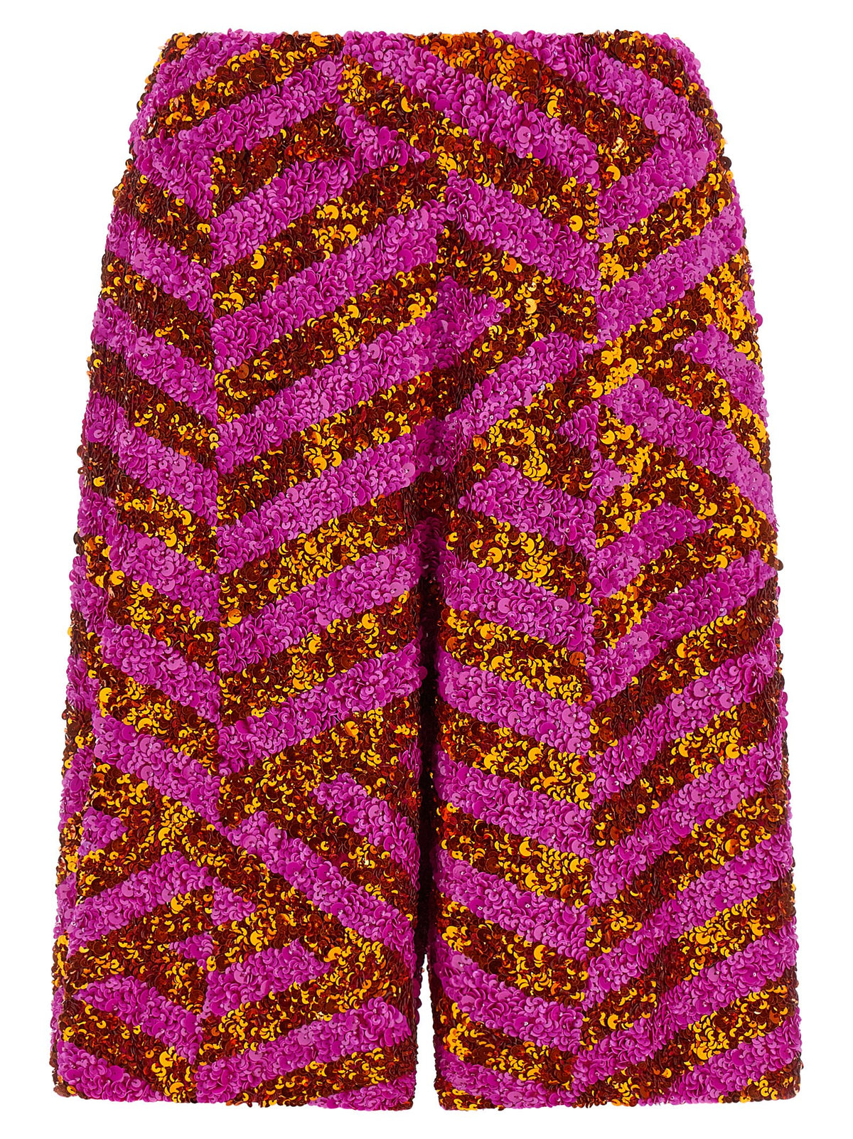 Dries Van Noten Multicolor Viscose Bermuda Women's Shorts