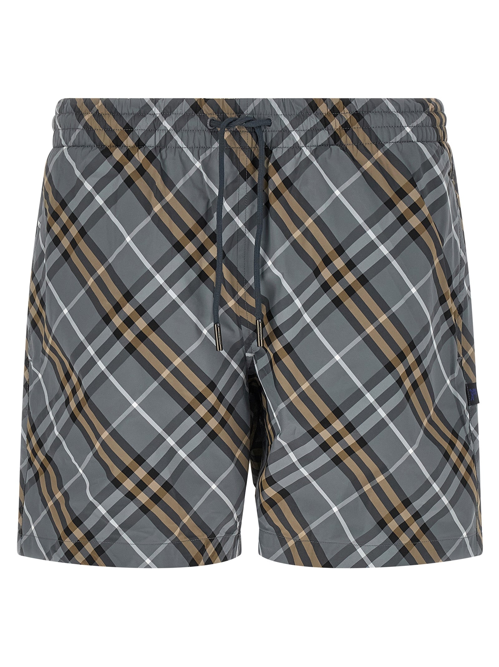 Burberry Blue Polyamide Bermuda Men's Shorts