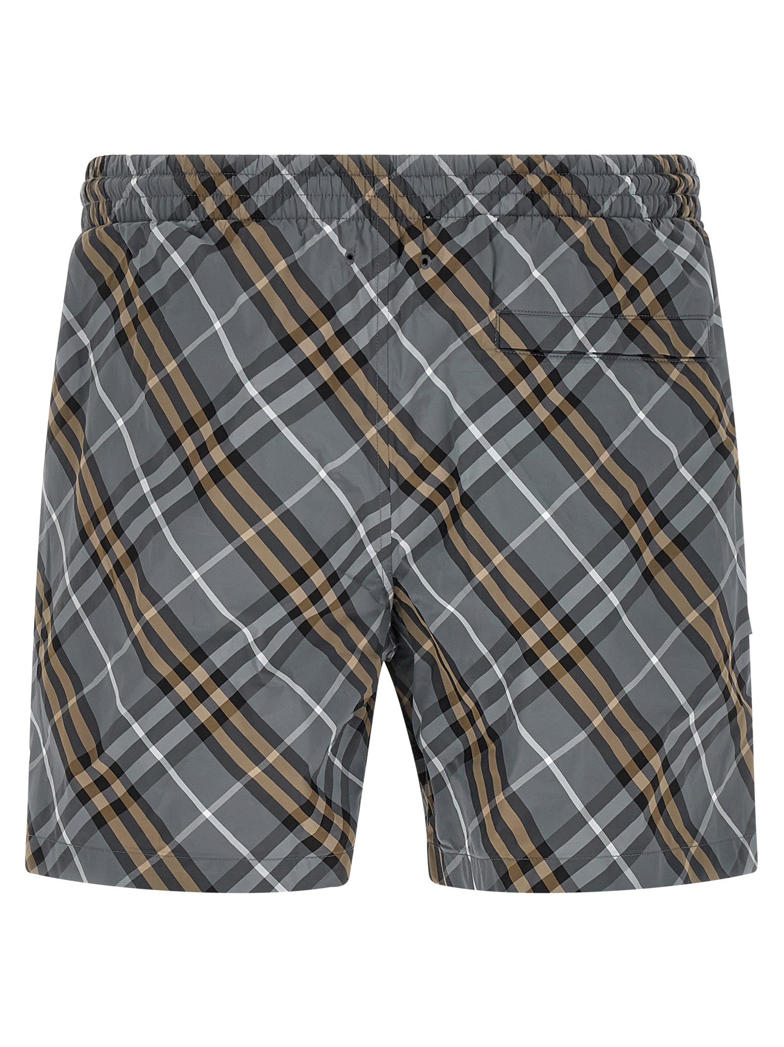 Burberry Blue Polyamide Bermuda Men's Shorts