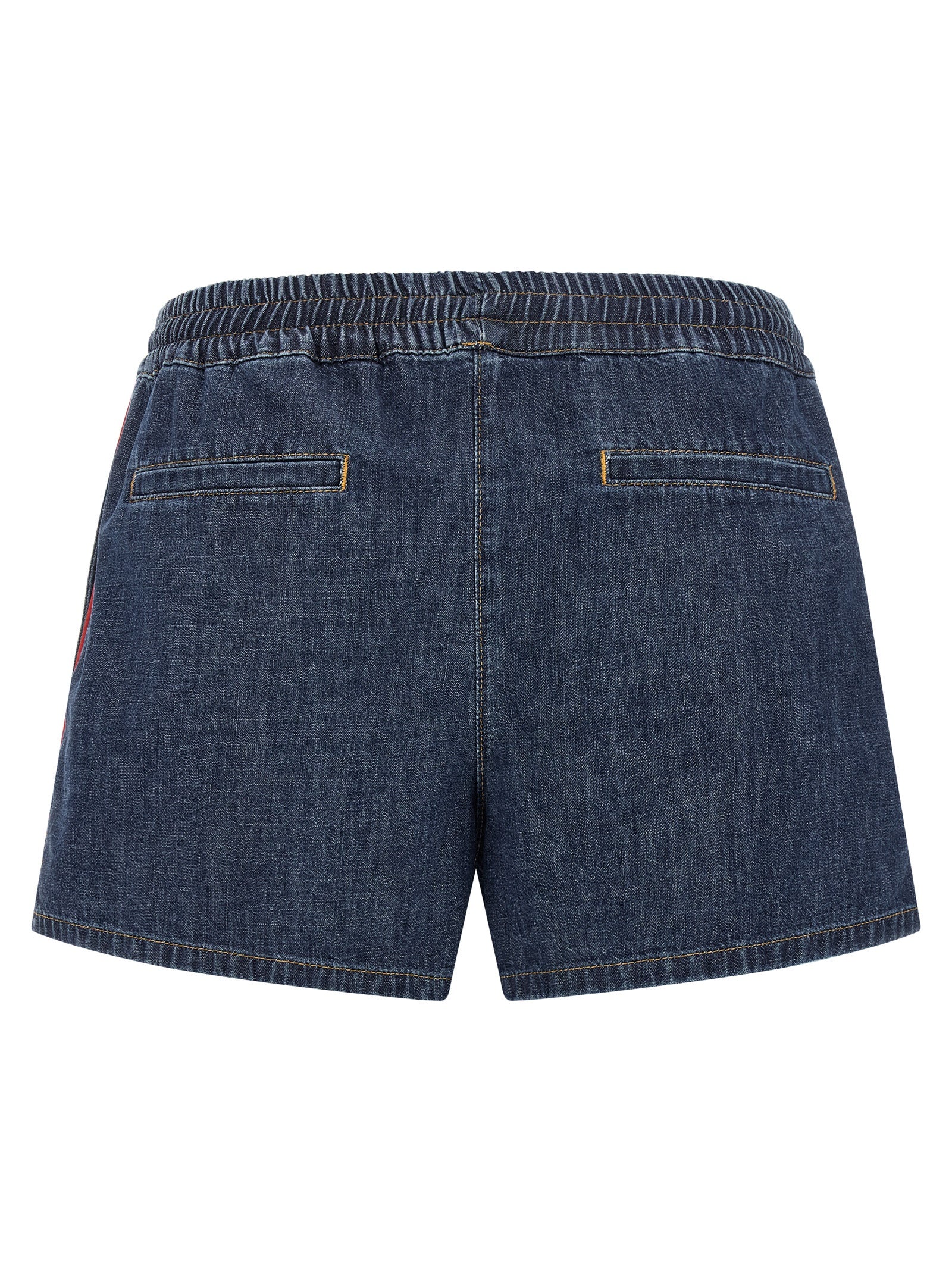Valentino Garavani Blue Cotton Bermuda Women's Shorts