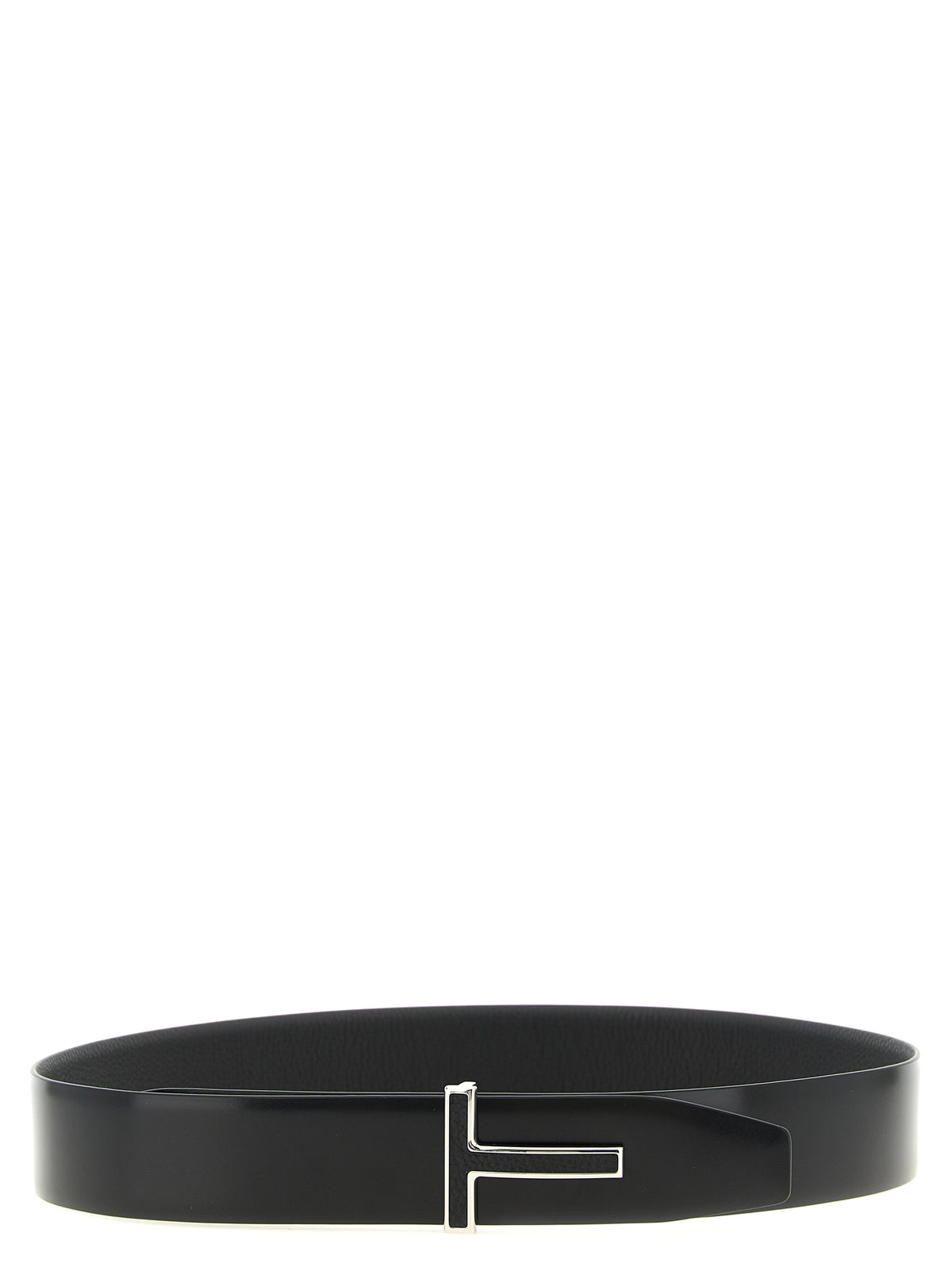 Tom Ford Black Calfskin Regular Men's Belt