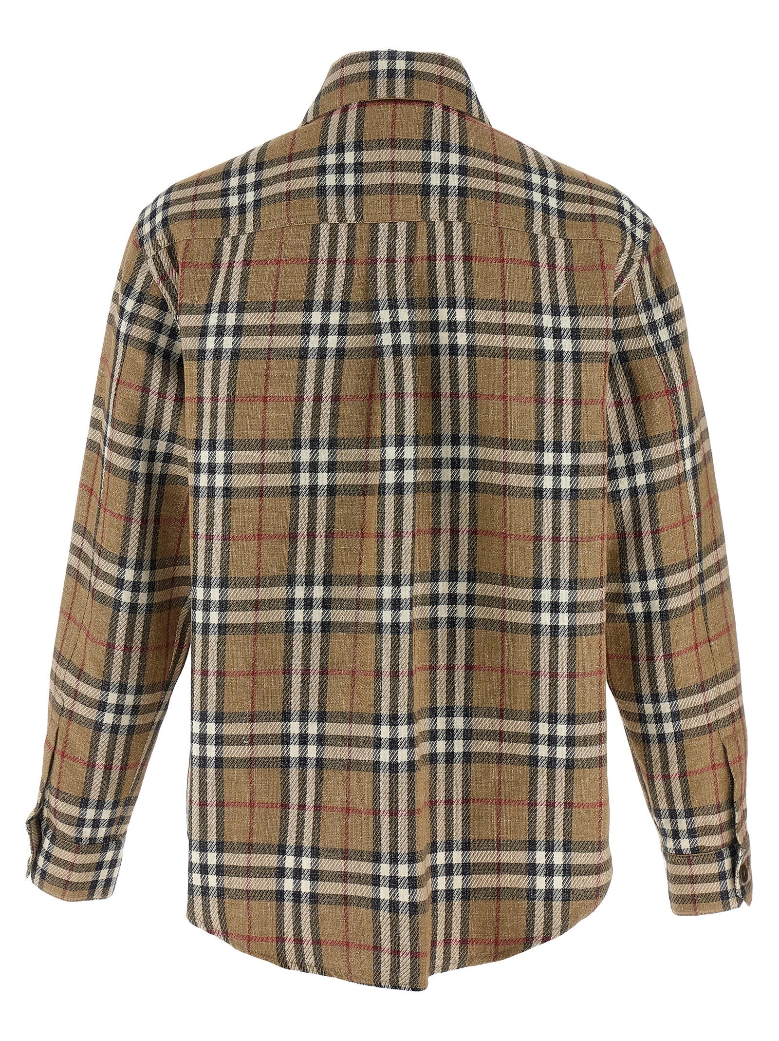 Burberry Brown Cotton Men's Blouse