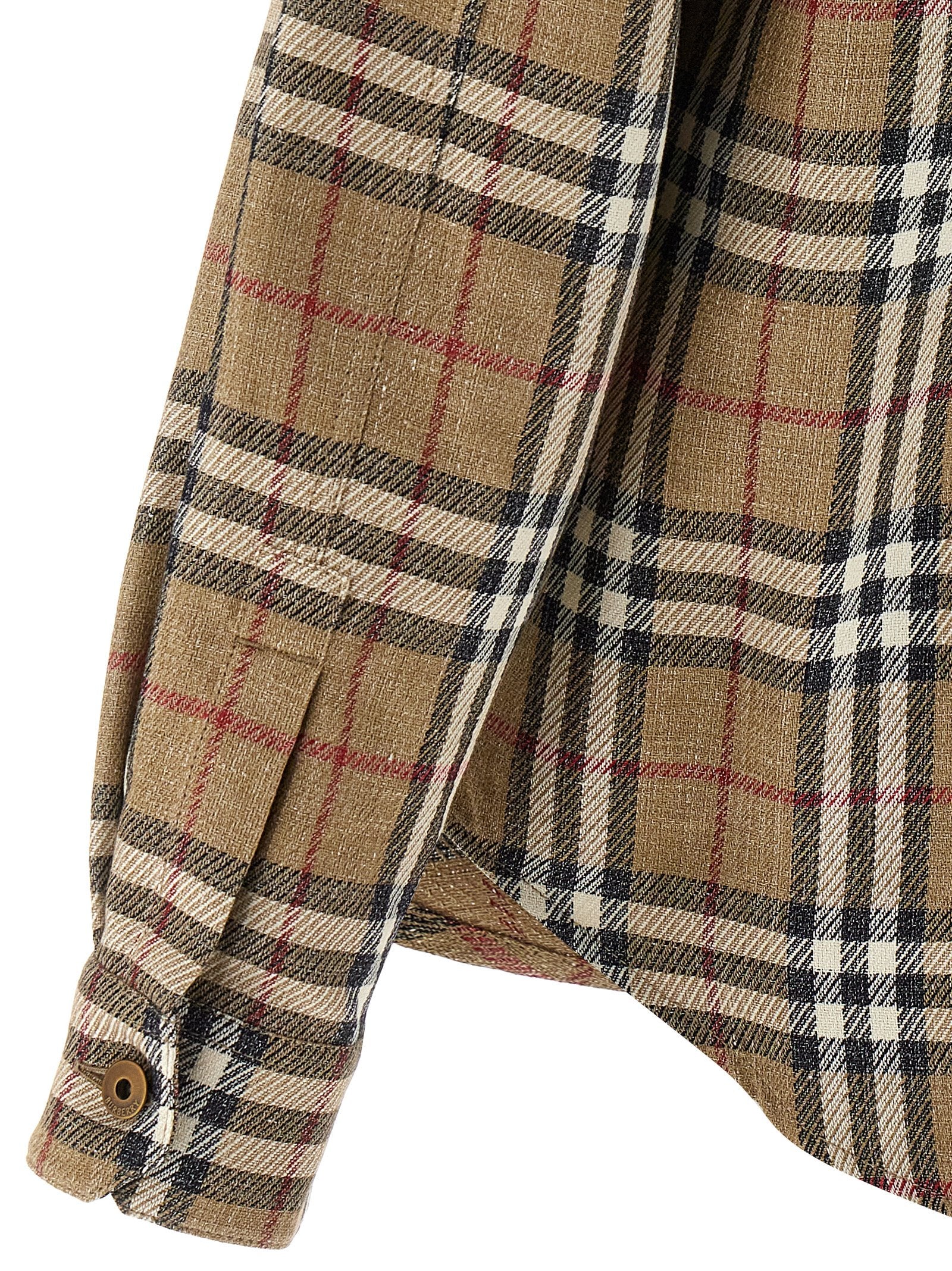 Burberry Brown Cotton Men's Blouse