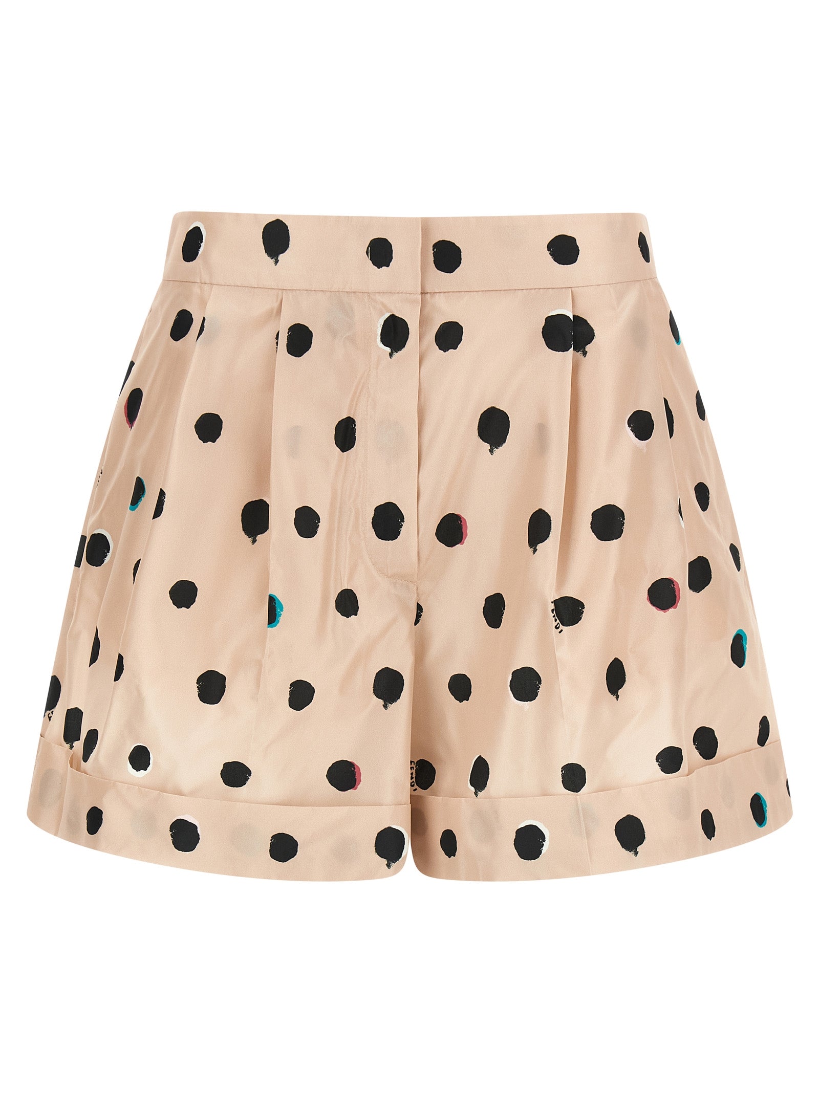 Fendi Multicolor Silk Bermuda Women's Shorts