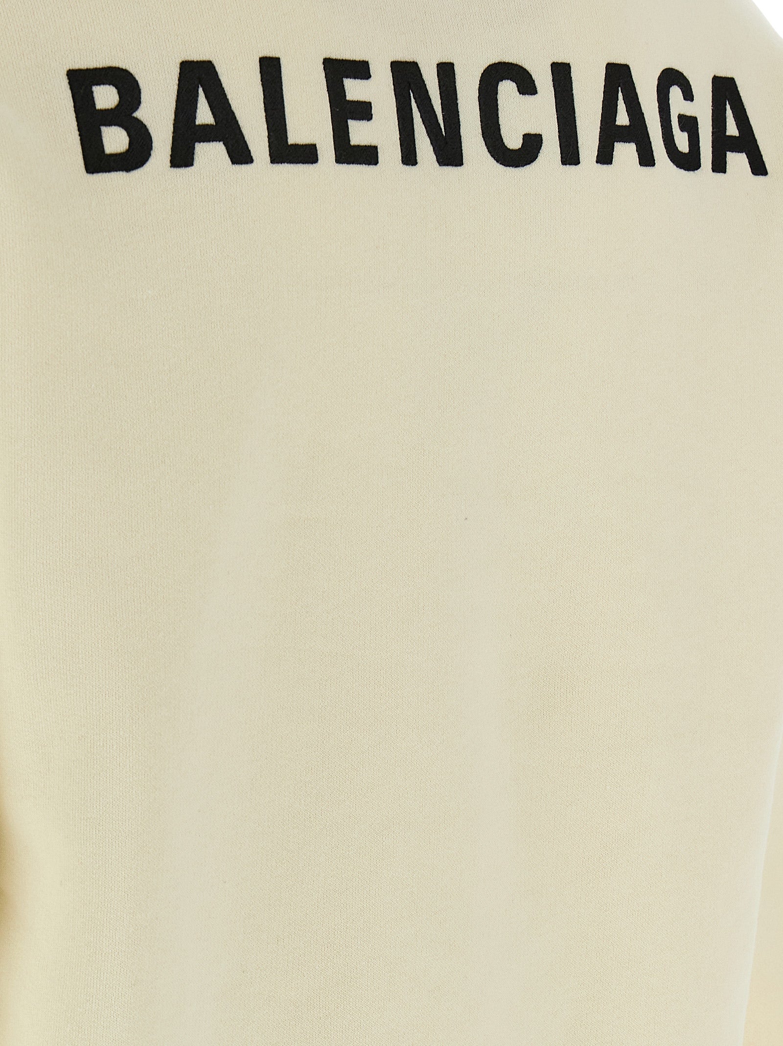 Balenciaga Beige Cotton Women's Sweatshirt