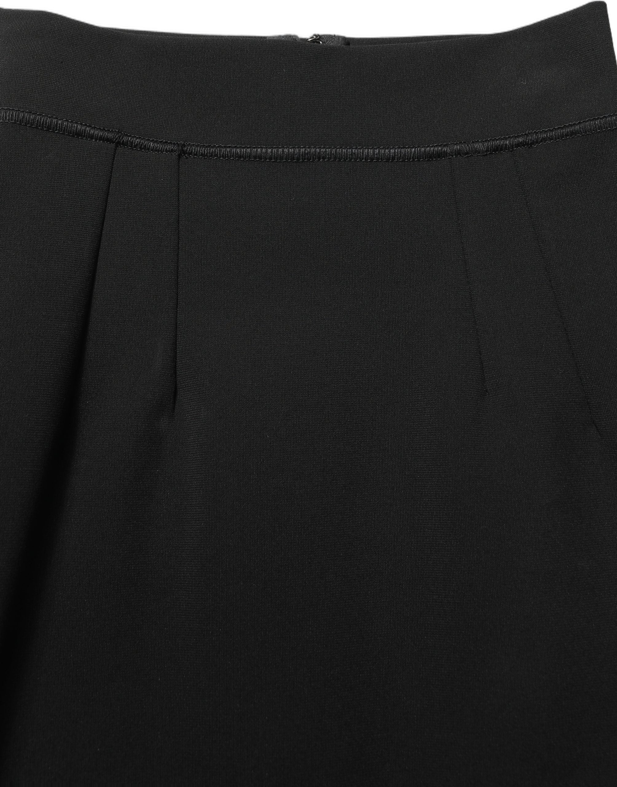 Dolce & Gabbana Black Nylon High Waist Fit Sheath Mini Women's Skirt
