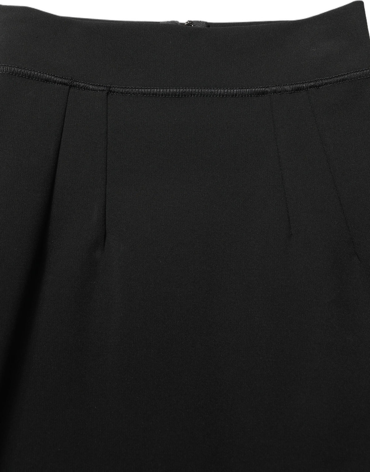 Dolce & Gabbana Black Nylon High Waist Fit Sheath Mini Women's Skirt