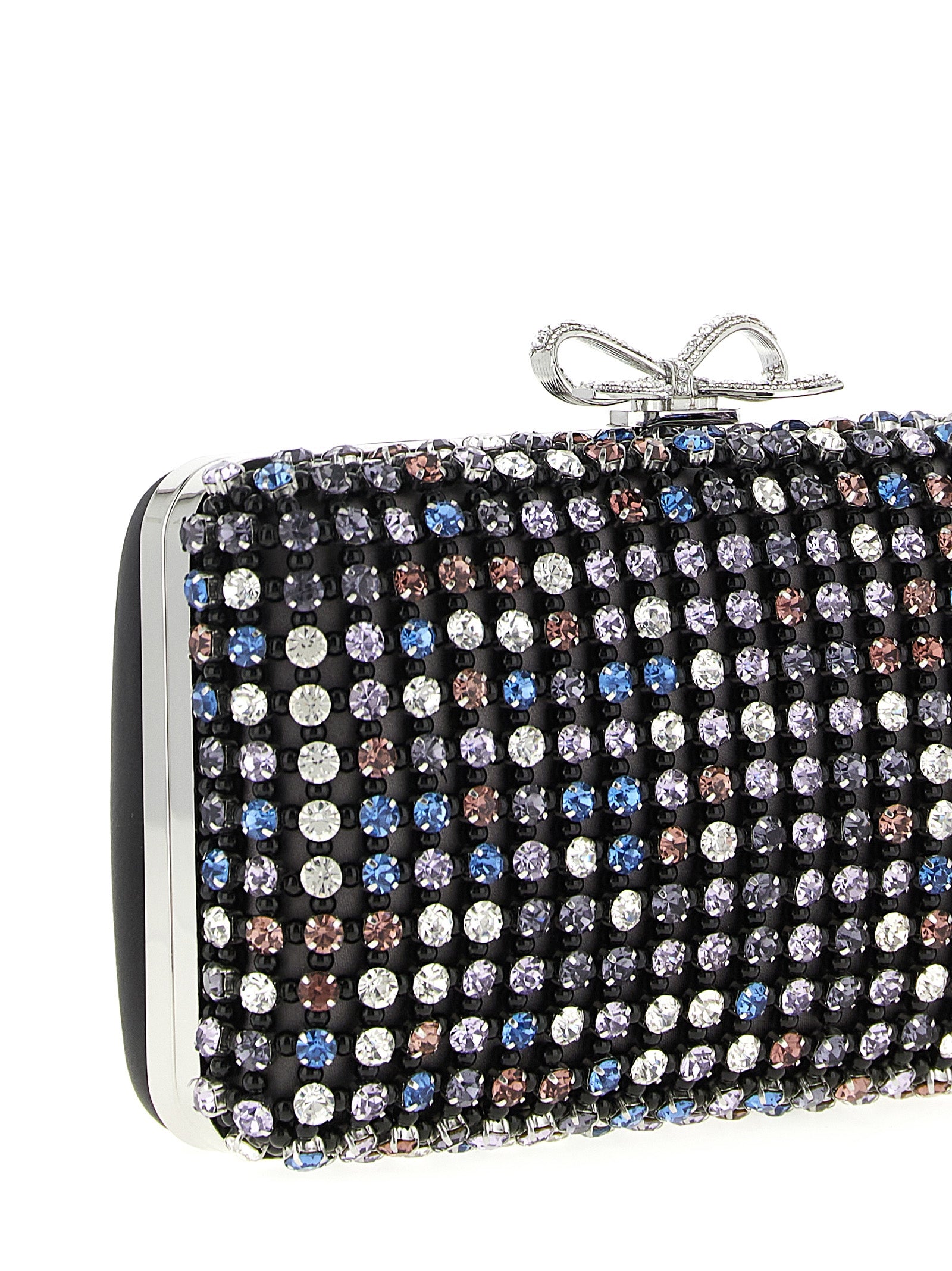 Self-Portrait Multicolor Polyester Clutch Women's Bag