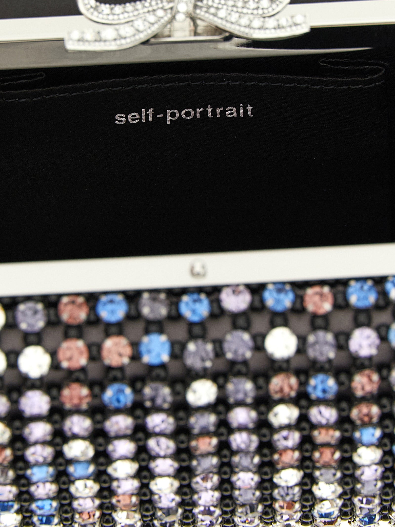 Self-Portrait Multicolor Polyester Clutch Women's Bag