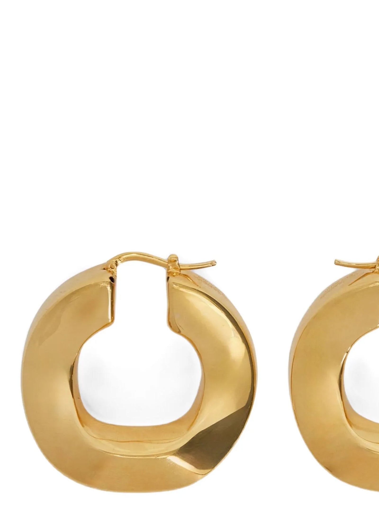Jil Sander Gold Copper Women's Earrings