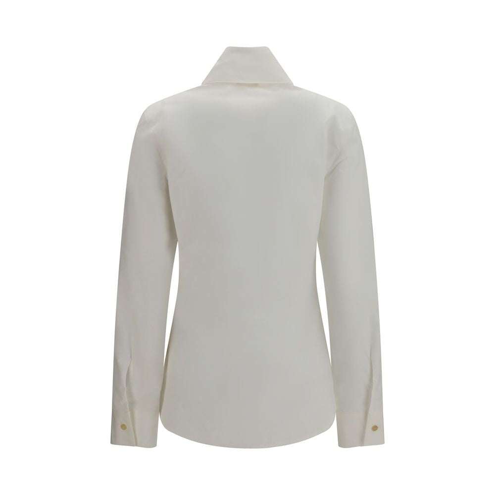 Khaite White Cotton Dress Women's Shirt