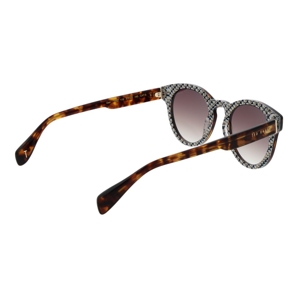 Ted Baker Brown Acetate Men's Sunglasses