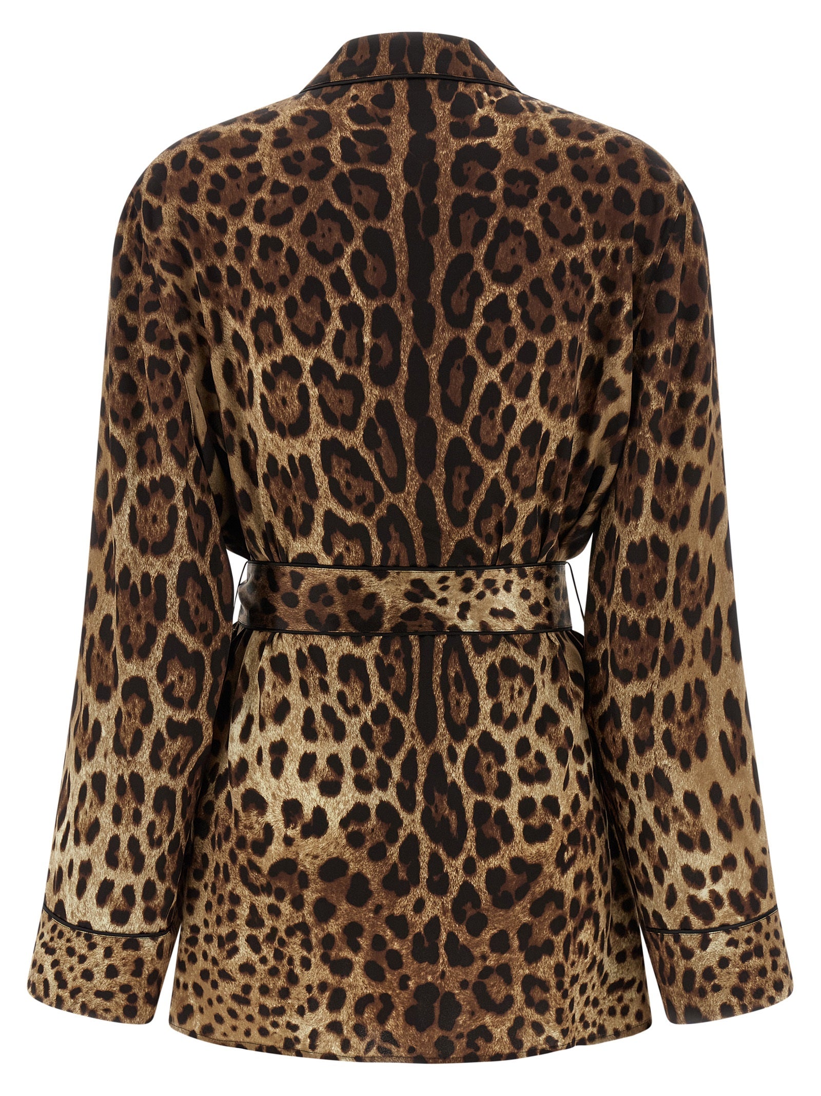 Dolce & Gabbana Brown Silk Women's Blouse